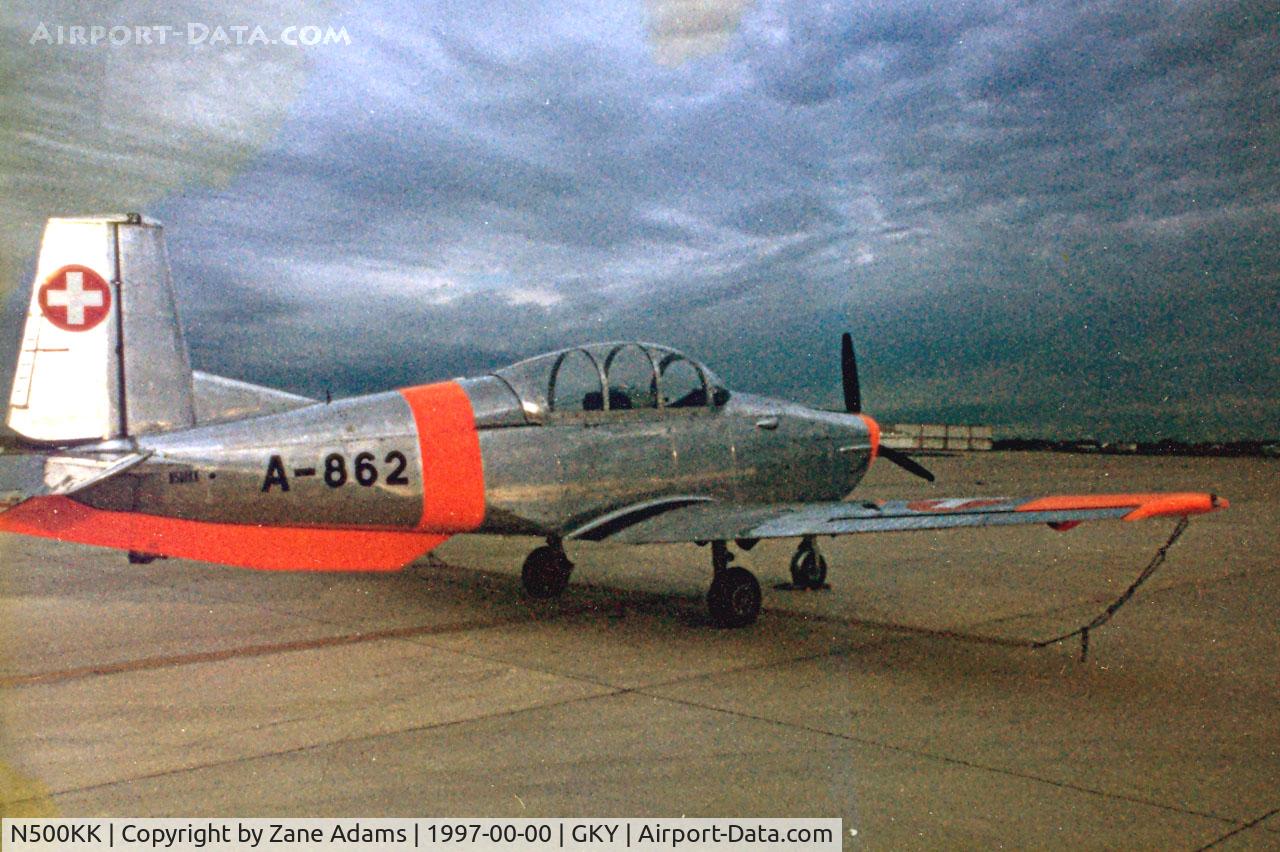 N500KK, 1959 Pilatus P3-05 C/N 500-49, At Arlington Municipal