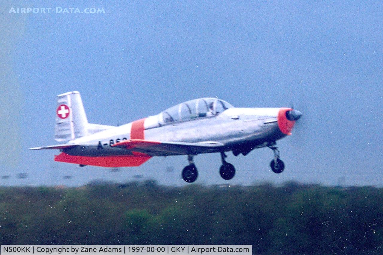N500KK, 1959 Pilatus P3-05 C/N 500-49, At Arlington Municipal