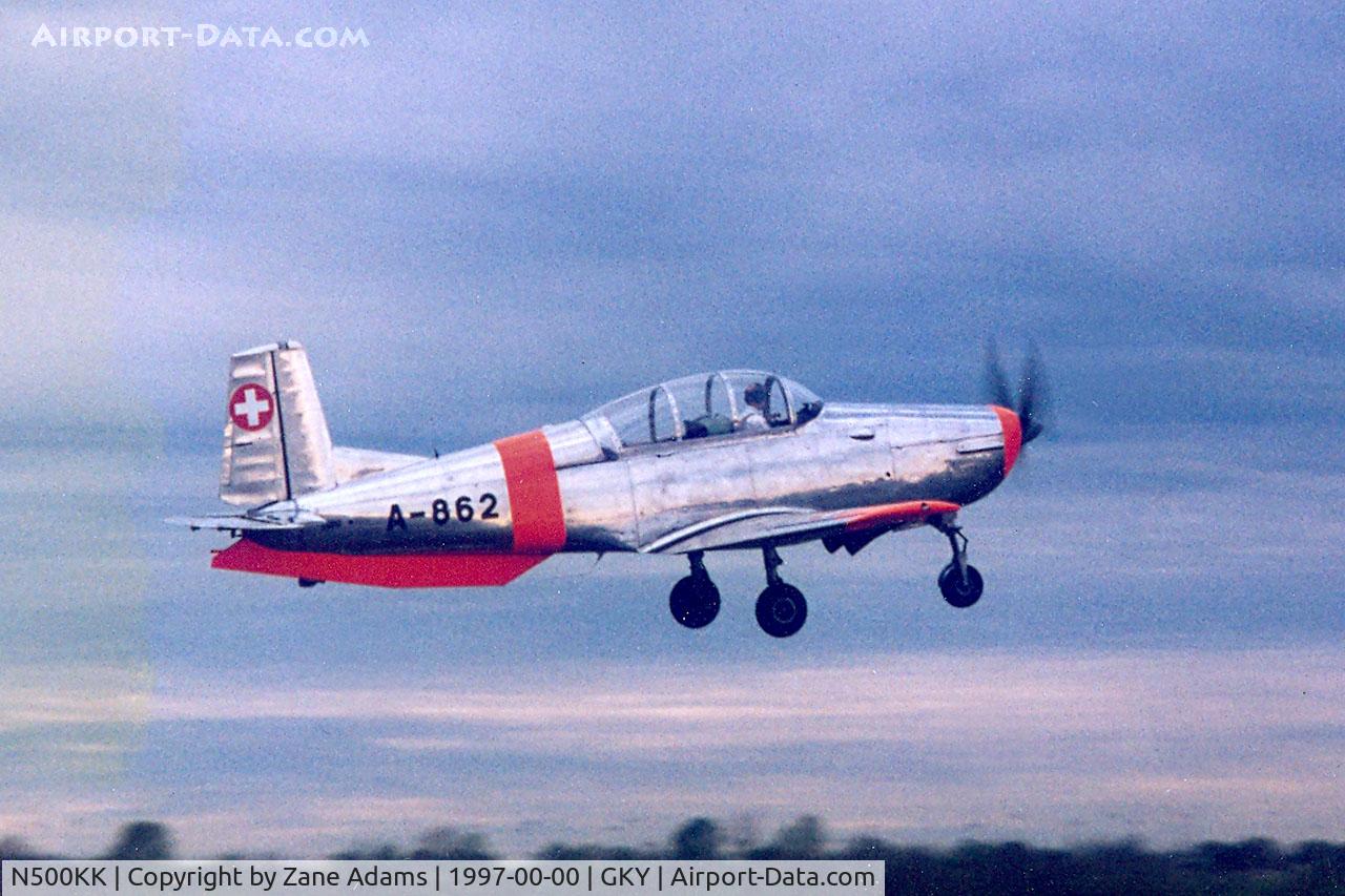 N500KK, 1959 Pilatus P3-05 C/N 500-49, At Arlington Municipal