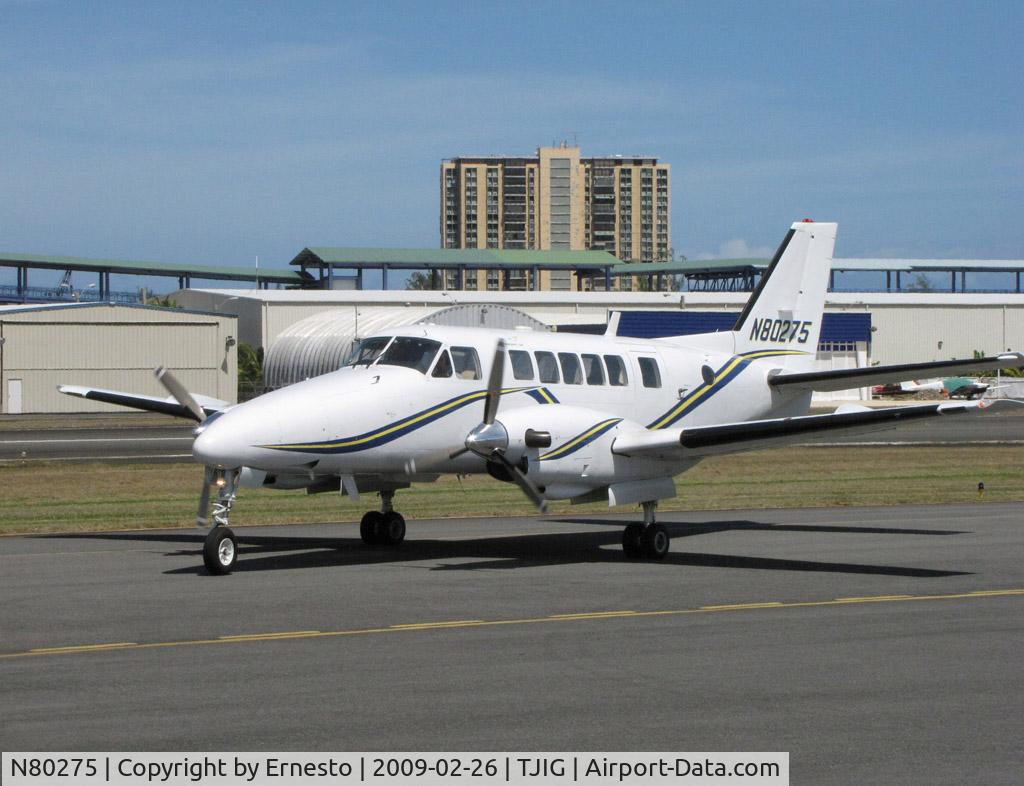 N80275, 1970 Beech 99A C/N U-134, N80275 Taxi TJIG