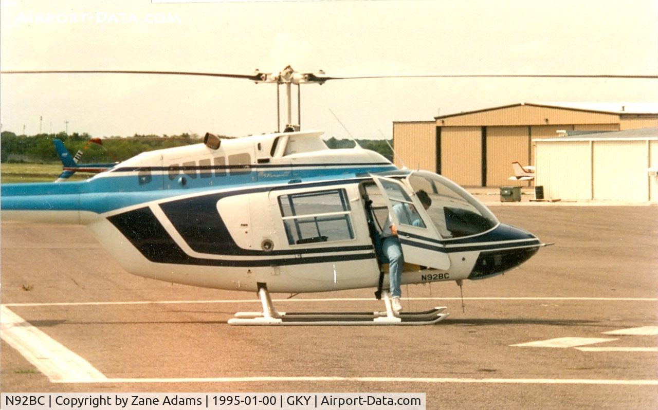 N92BC, Bell 206B C/N 3175, At Arlington Municipal