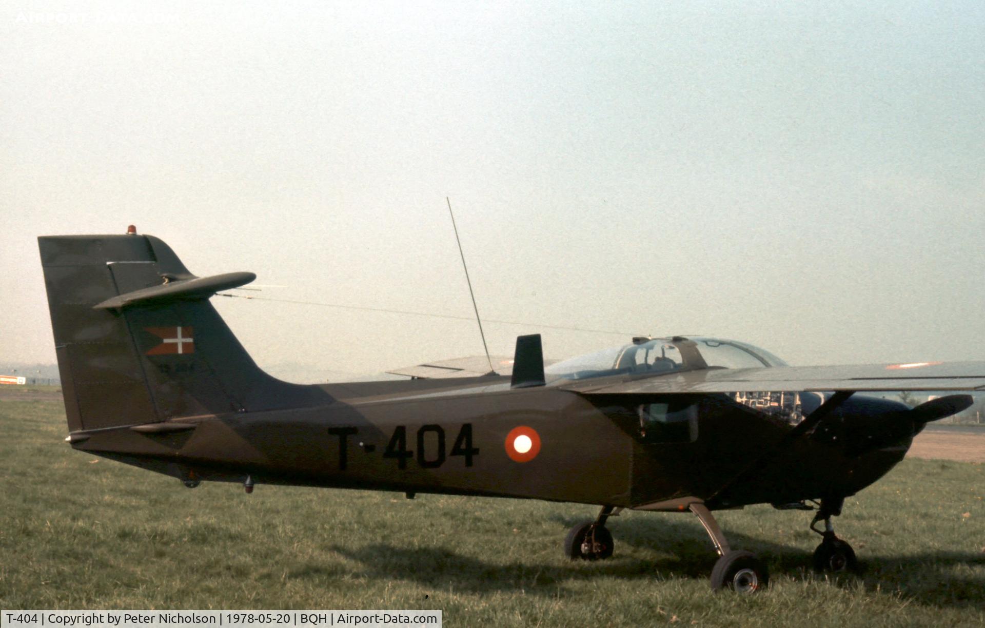 T-404, Saab T-17 Supporter C/N 15-204, Royal Danish AF Supporter of Karup Station Flight displayed at the 1978 Biggin Hill Air Show.