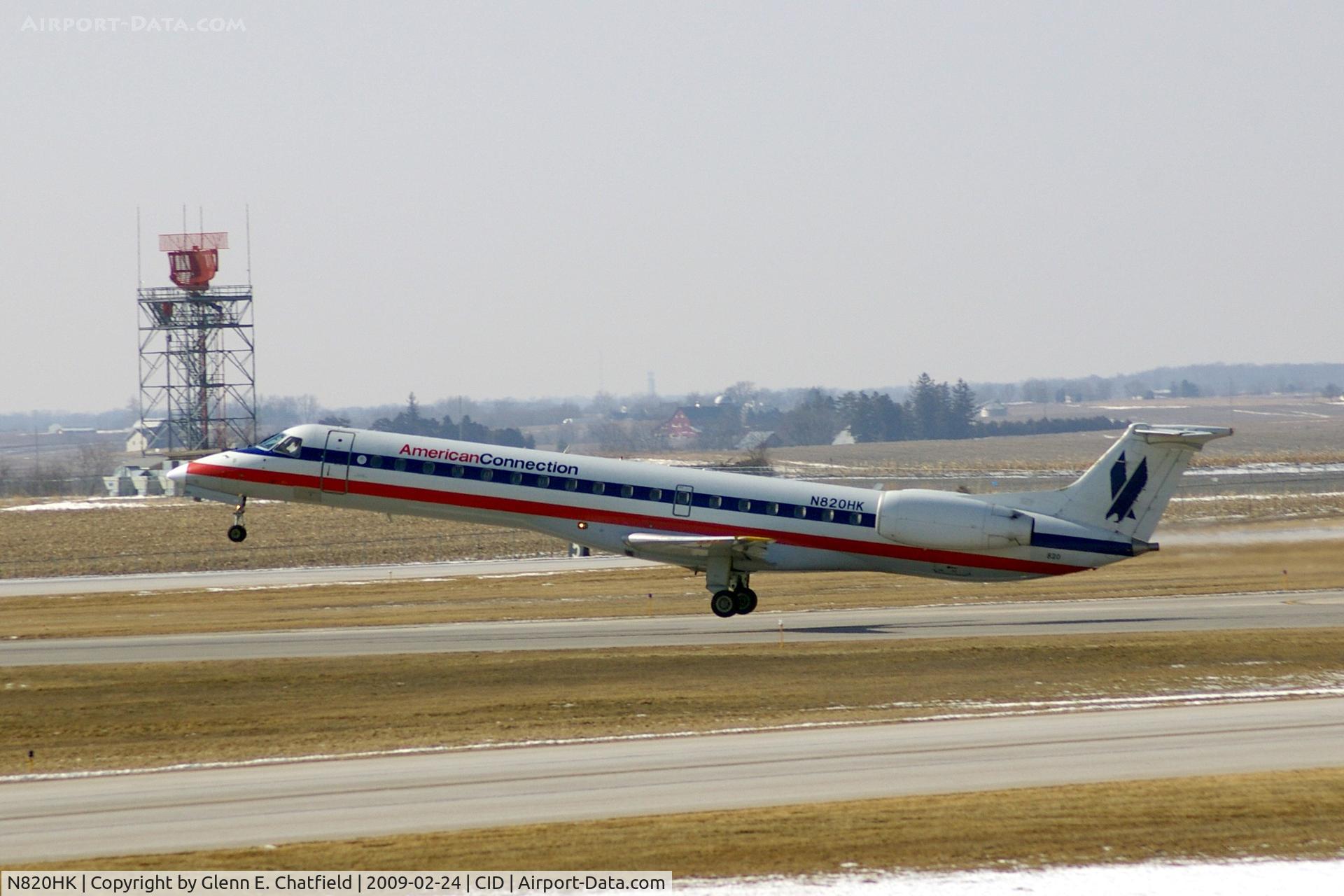 N820HK, 1998 Embraer EMB-145EP (ERJ-145EP) C/N 145064, Airborne off Runway 13