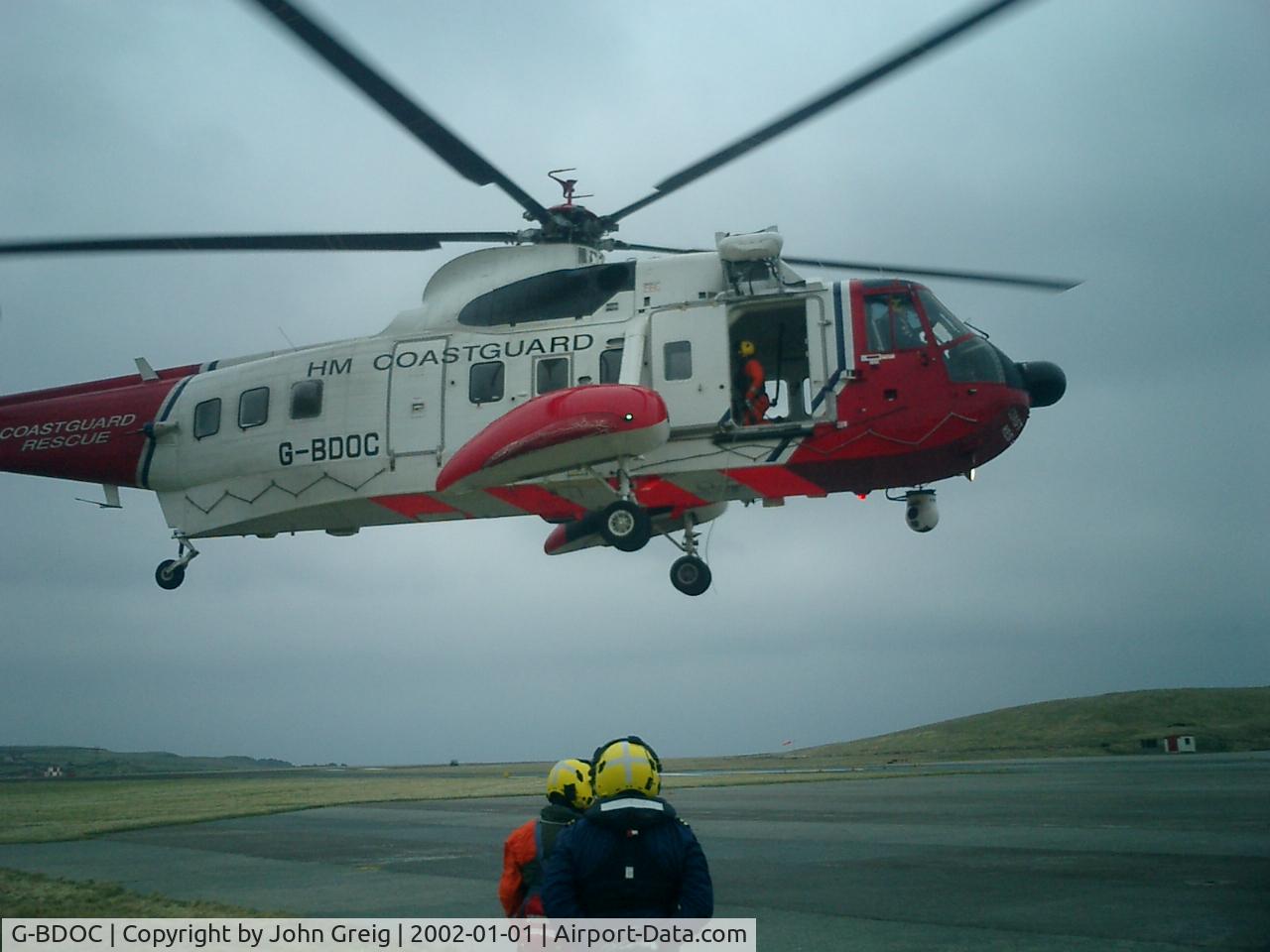 G-BDOC, 1976 Sikorsky S-61N C/N 61765, G-BDOC at Sumburgh Airport, Shetland Isles, Scotland