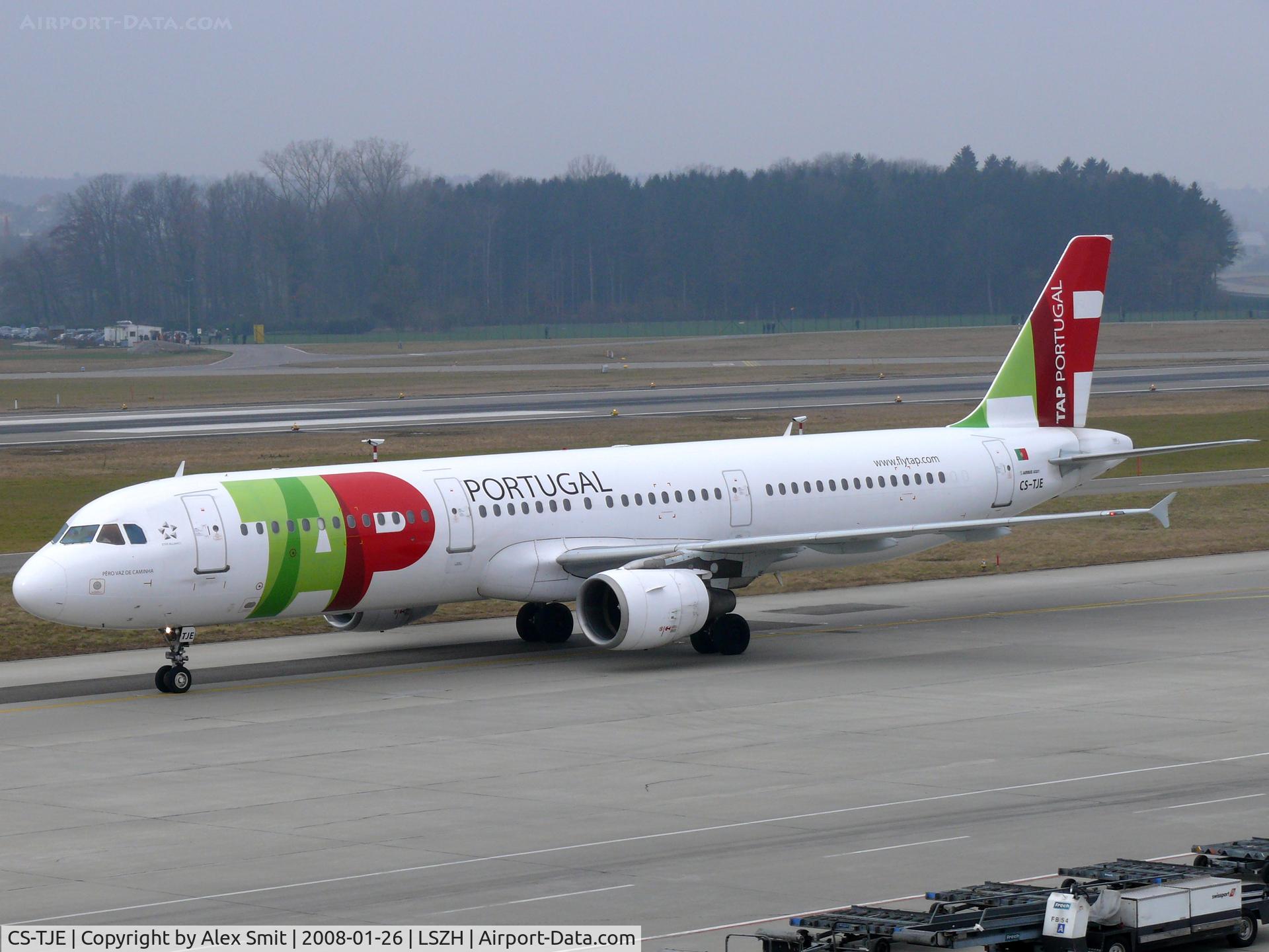 CS-TJE, 2000 Airbus A321-211 C/N 1307, Airbus A321-211 CS-TJE TAP Air Portugal