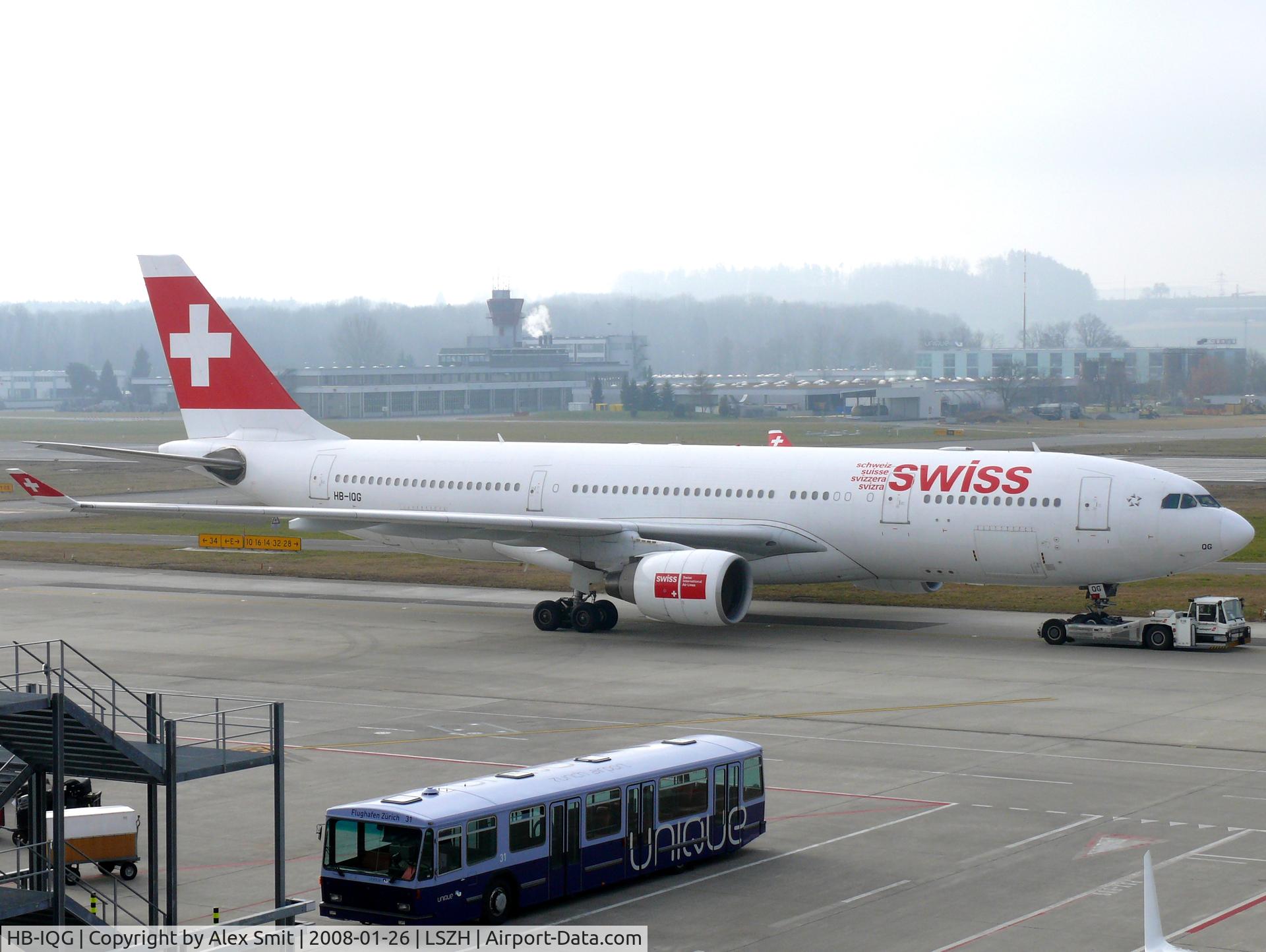 HB-IQG, 1999 Airbus A330-223 C/N 275, Airbus A330-223 HB-IQG Swiss