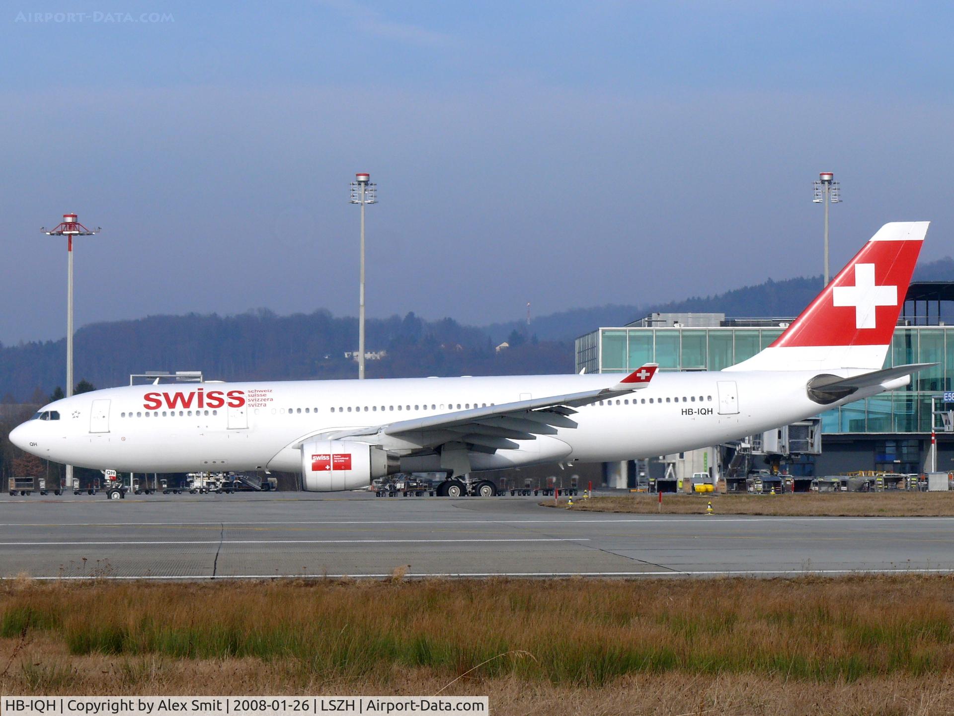 HB-IQH, 1999 Airbus A330-223 C/N 288, Airbus A330-223 HB-IQH Swiss
