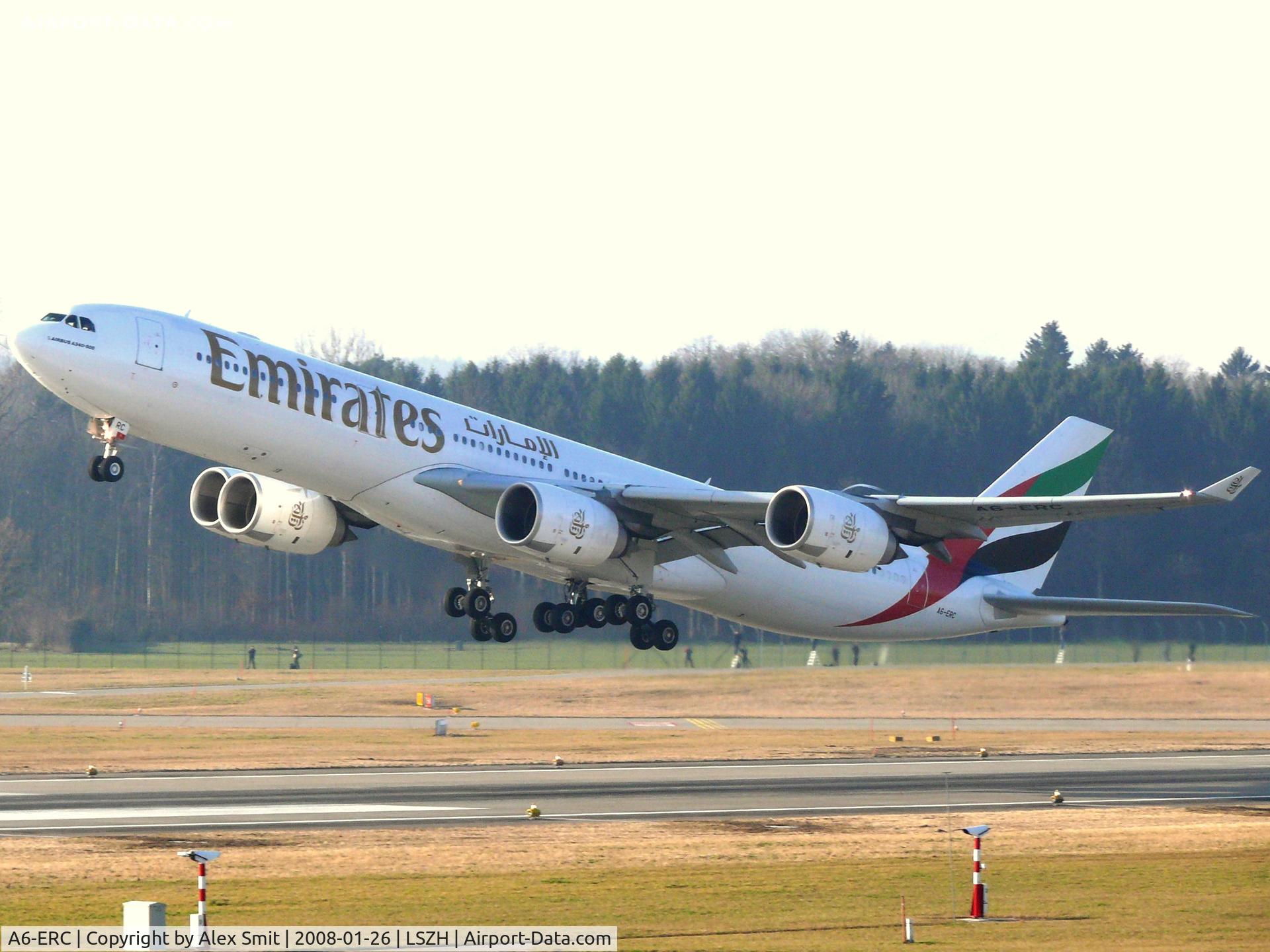 A6-ERC, 2003 Airbus A340-541 C/N 485, Airbus A340-541 A6-ERC Emirates