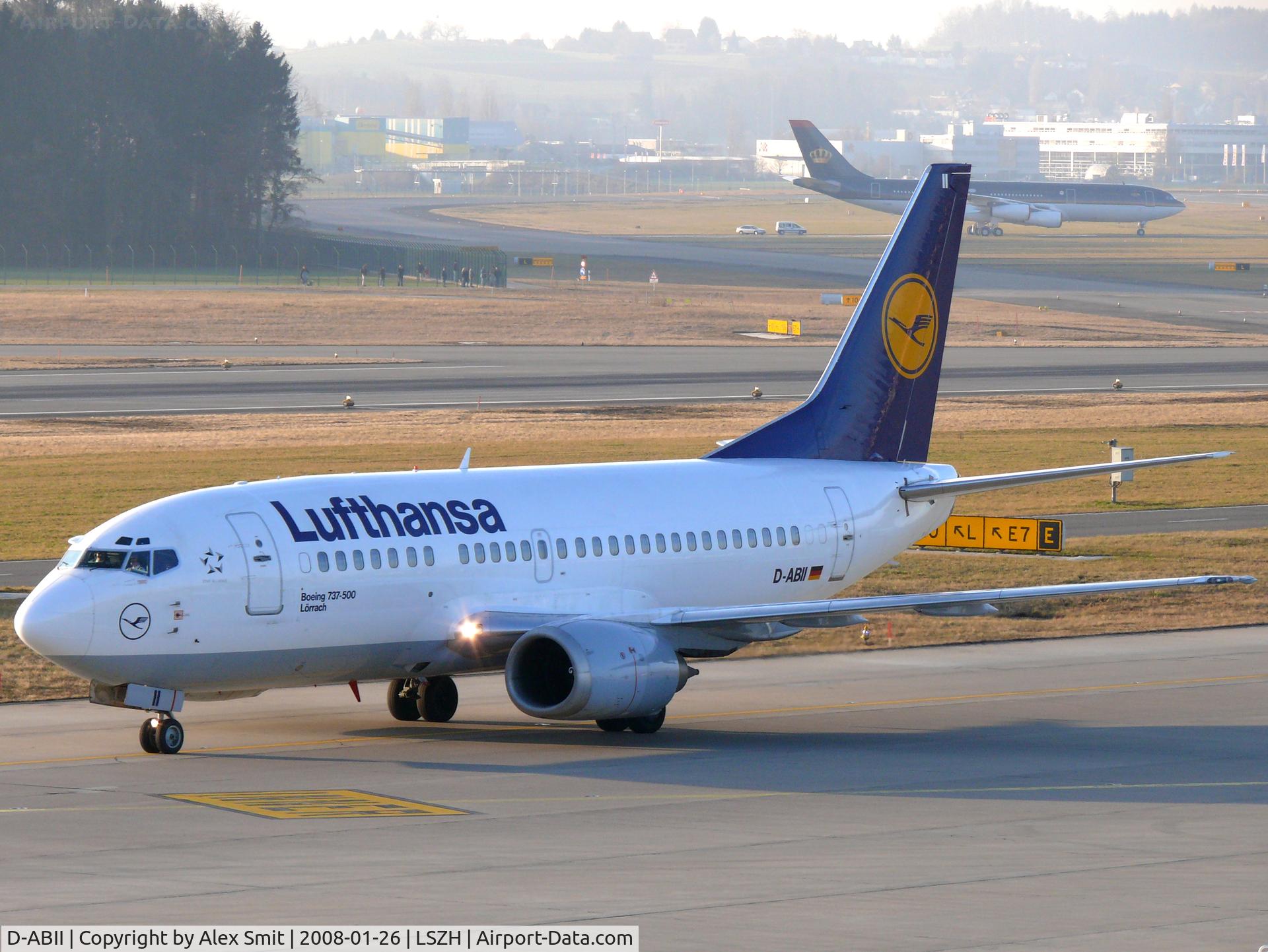 D-ABII, 1991 Boeing 737-530 C/N 24822, Boeing B737-530 D-ABII Lufthansa