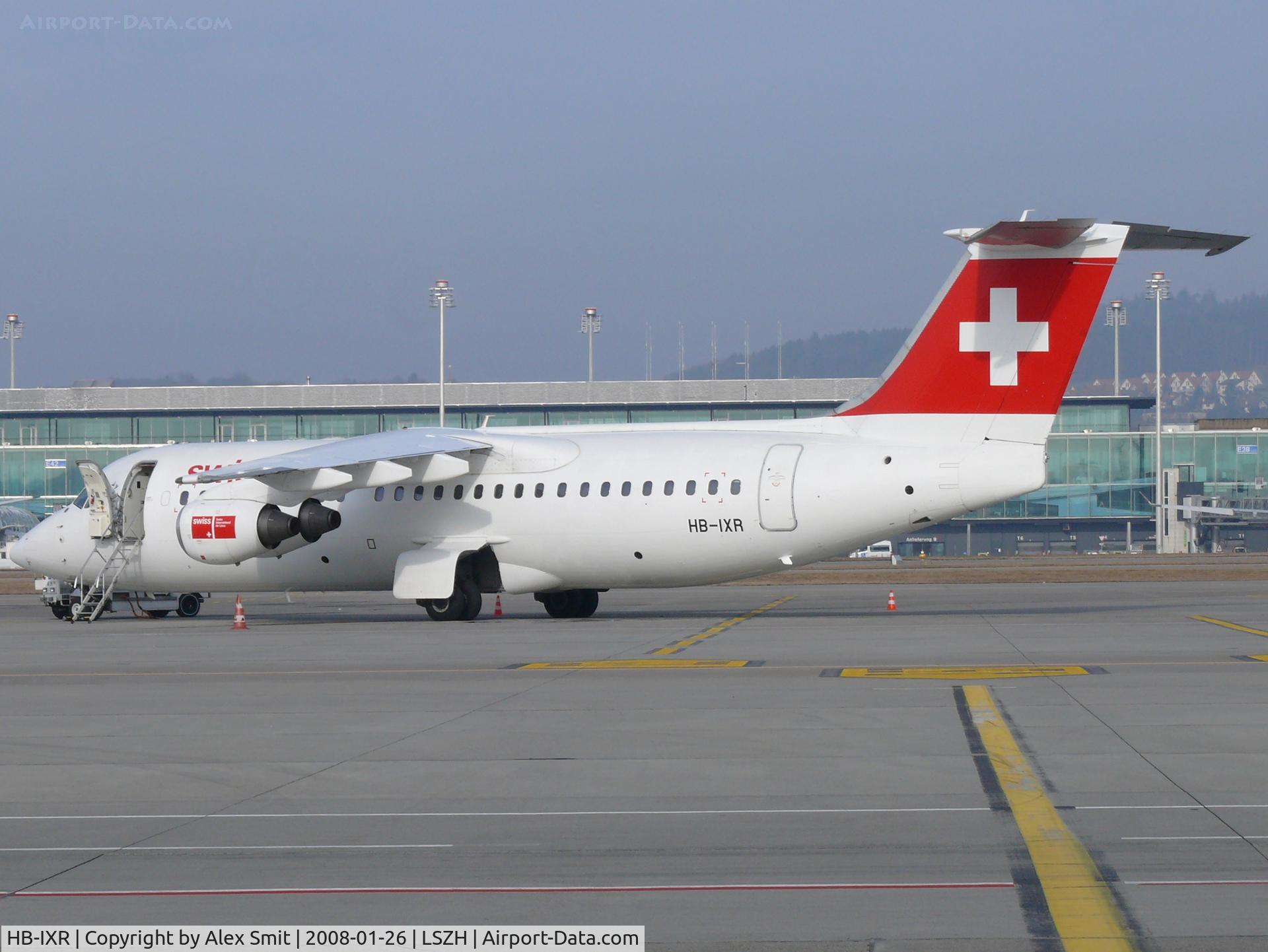 HB-IXR, 1996 British Aerospace Avro 146-RJ100 C/N E3281, British Aerospace Baer146-300 / RJ100 HB-IXR Swiss