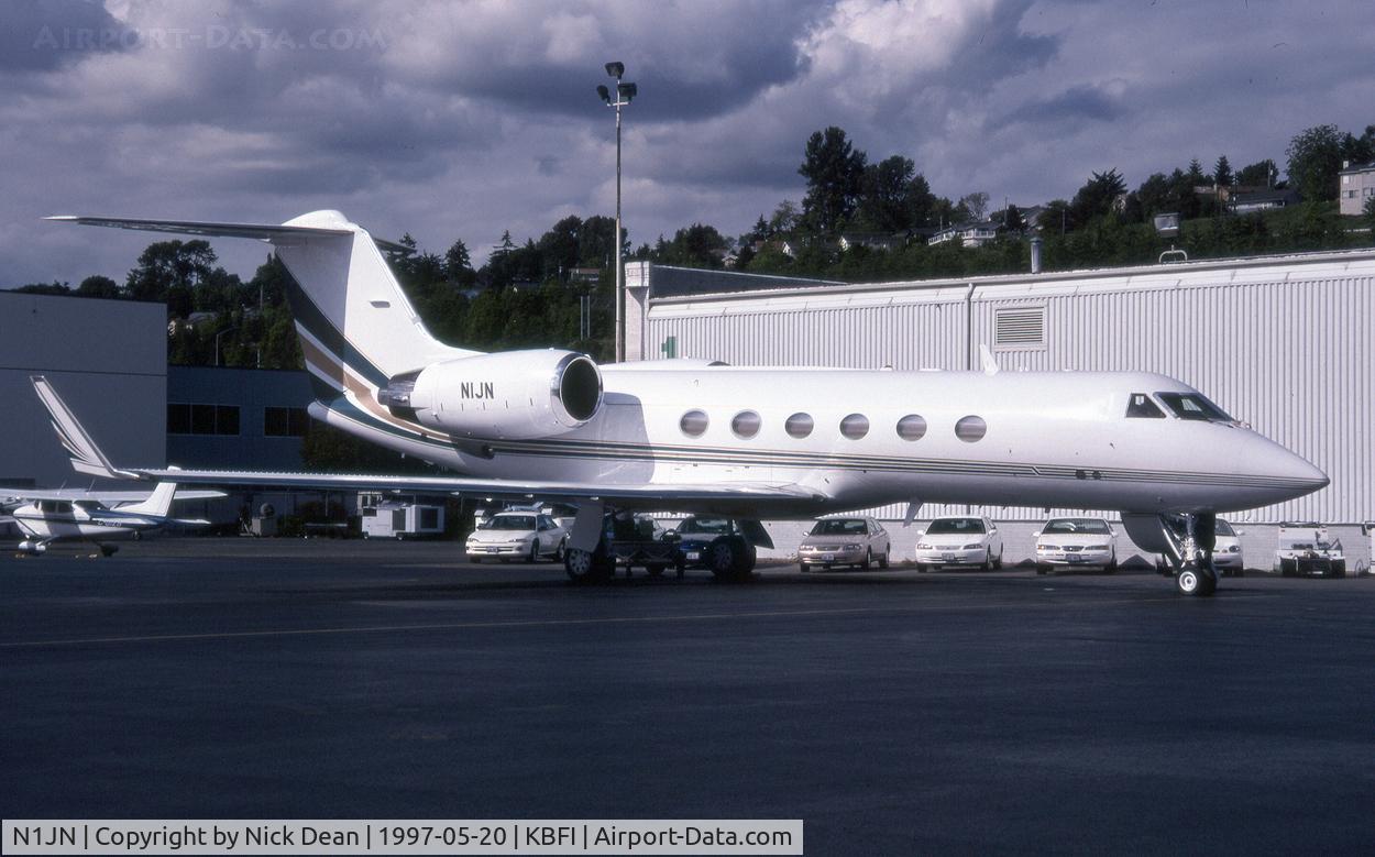 N1JN, 1994 Gulfstream Aerospace Gulfstream IVSP C/N 1239, KBFI