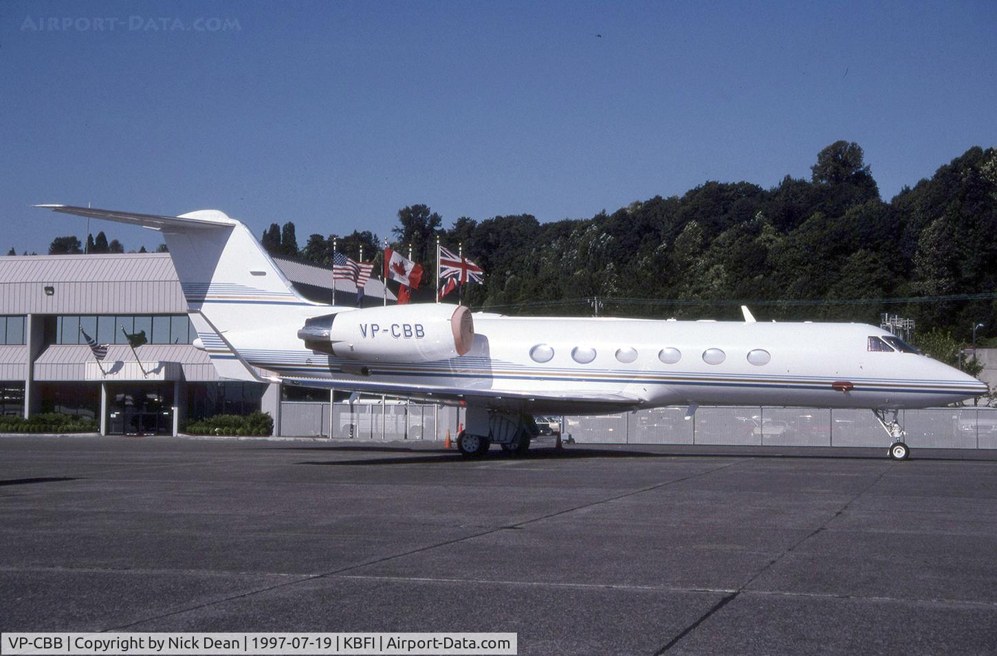 VP-CBB, 1994 Gulfstream Aerospace Gulfstream IVSP C/N 1250, KBFI