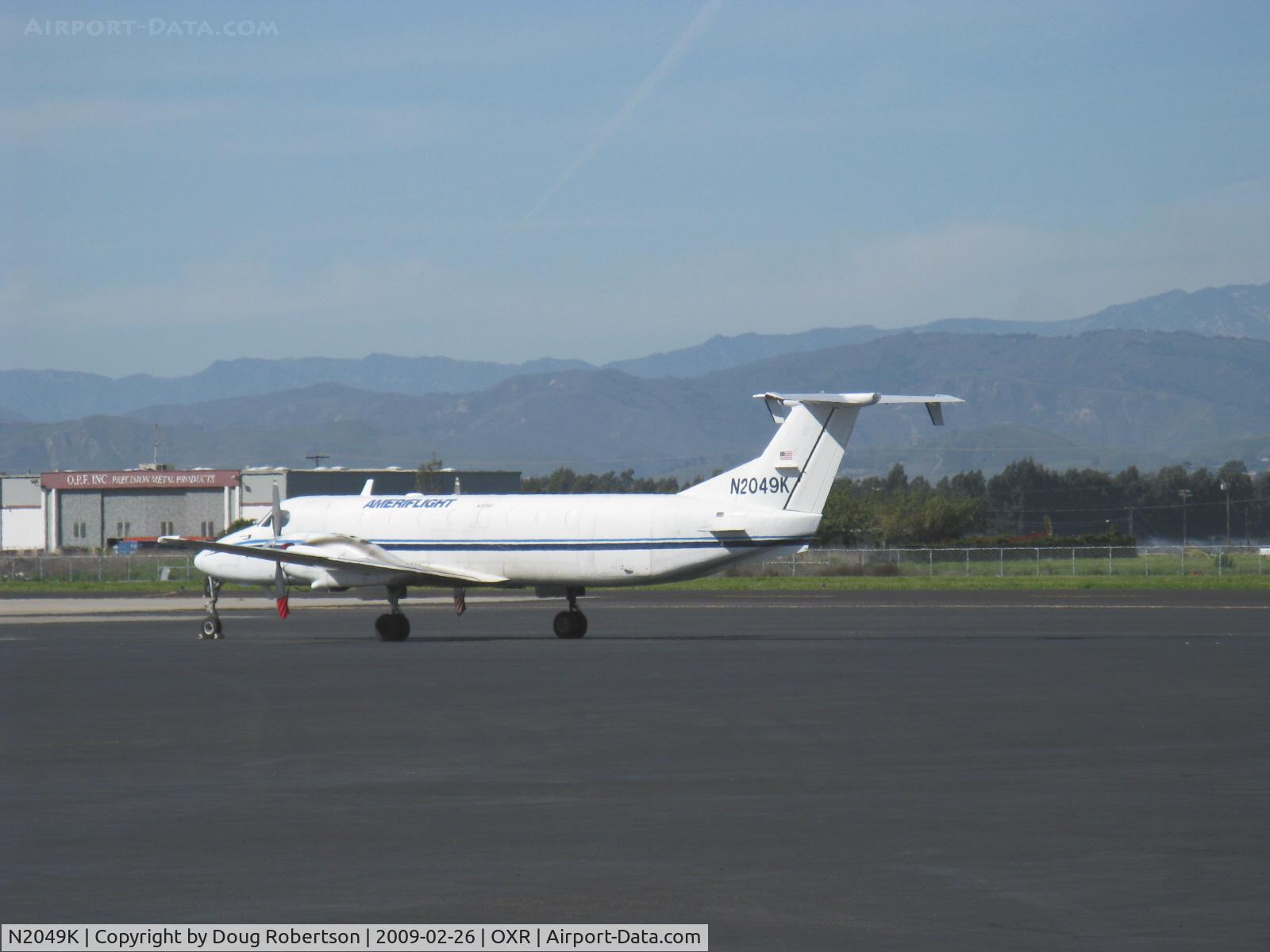 N2049K, 1991 Beech 1900C C/N UC-164, 1991 Beech 1900C of AMERIFLIGHT, two P&W(C)PT6A-65B turboprops 1,100 shp each, 207 1900C models built