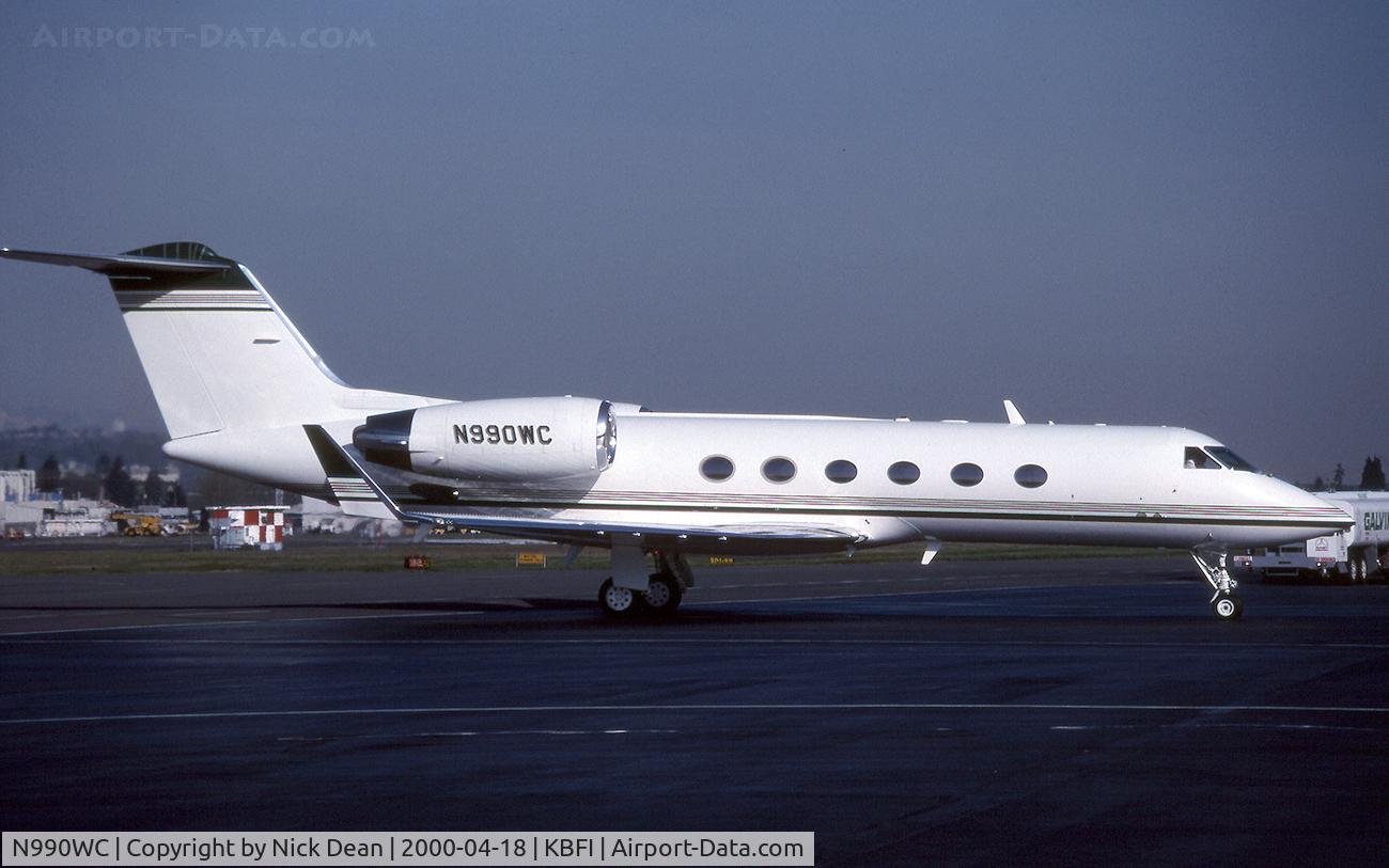 N990WC, 1995 Gulfstream Aerospace Gulfstream IVSP C/N 1268, KBFI