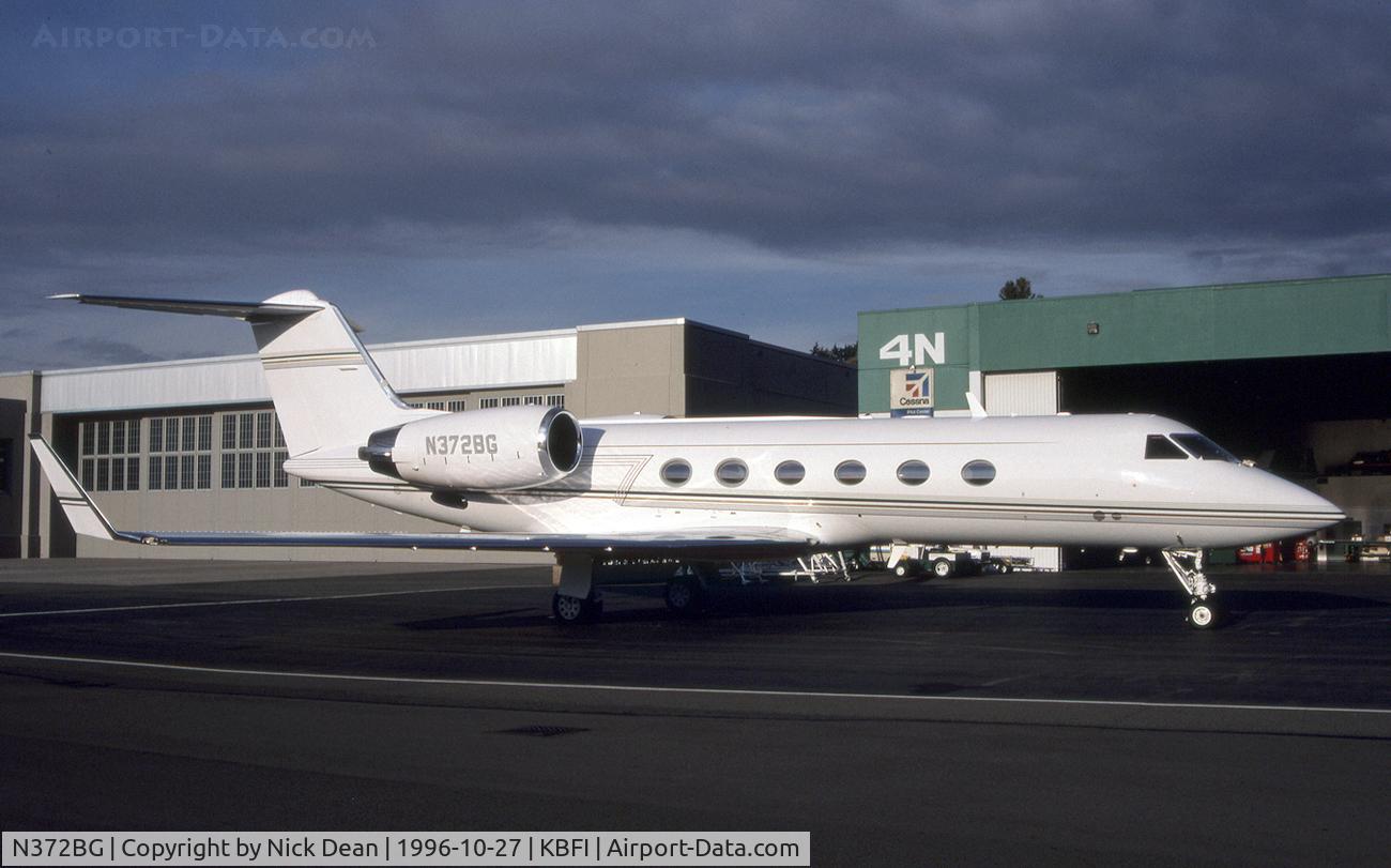 N372BG, 1995 Gulfstream Aerospace Gulfstream IVSP C/N 1273, KBFI