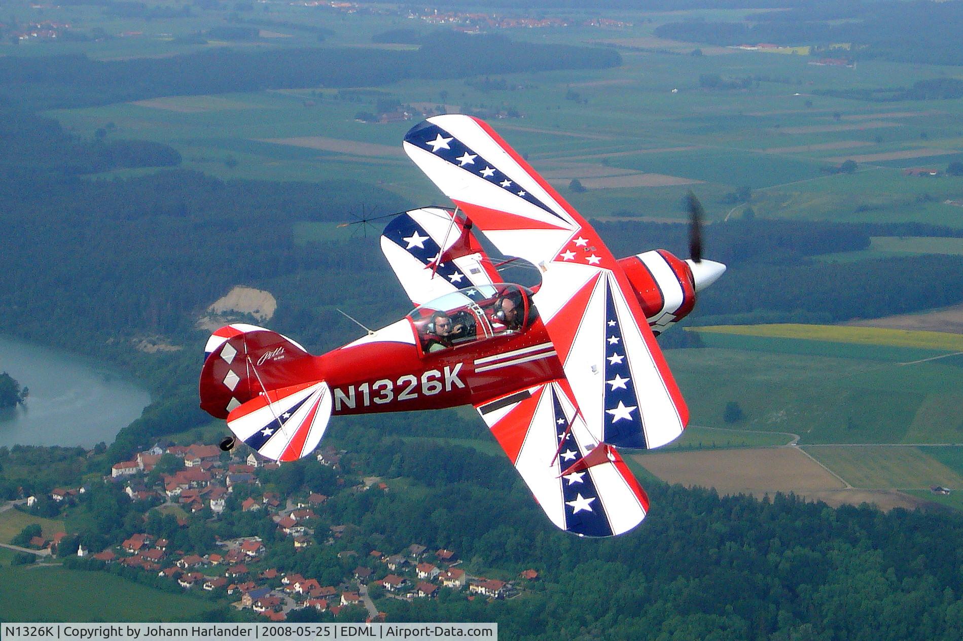 N1326K, 1995 Aviat Pitts S-2B Special C/N 5310, actual pic of N1326K