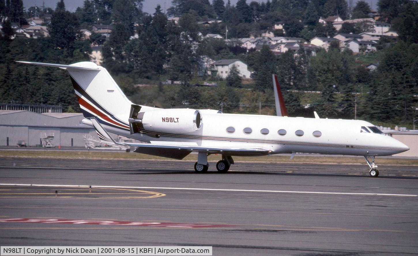 N98LT, 1995 Gulfstream Aerospace G-IV C/N 1278, KBFI