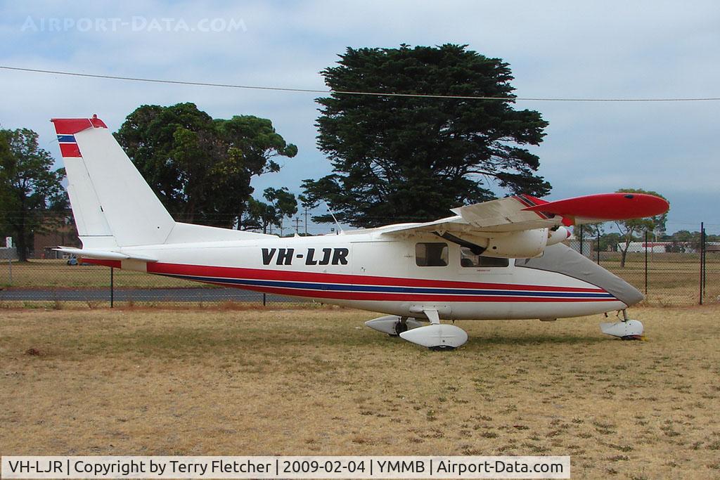 VH-LJR, 1975 Partenavia P-68B C/N 41, Partenavia P.68B at Moorabbin