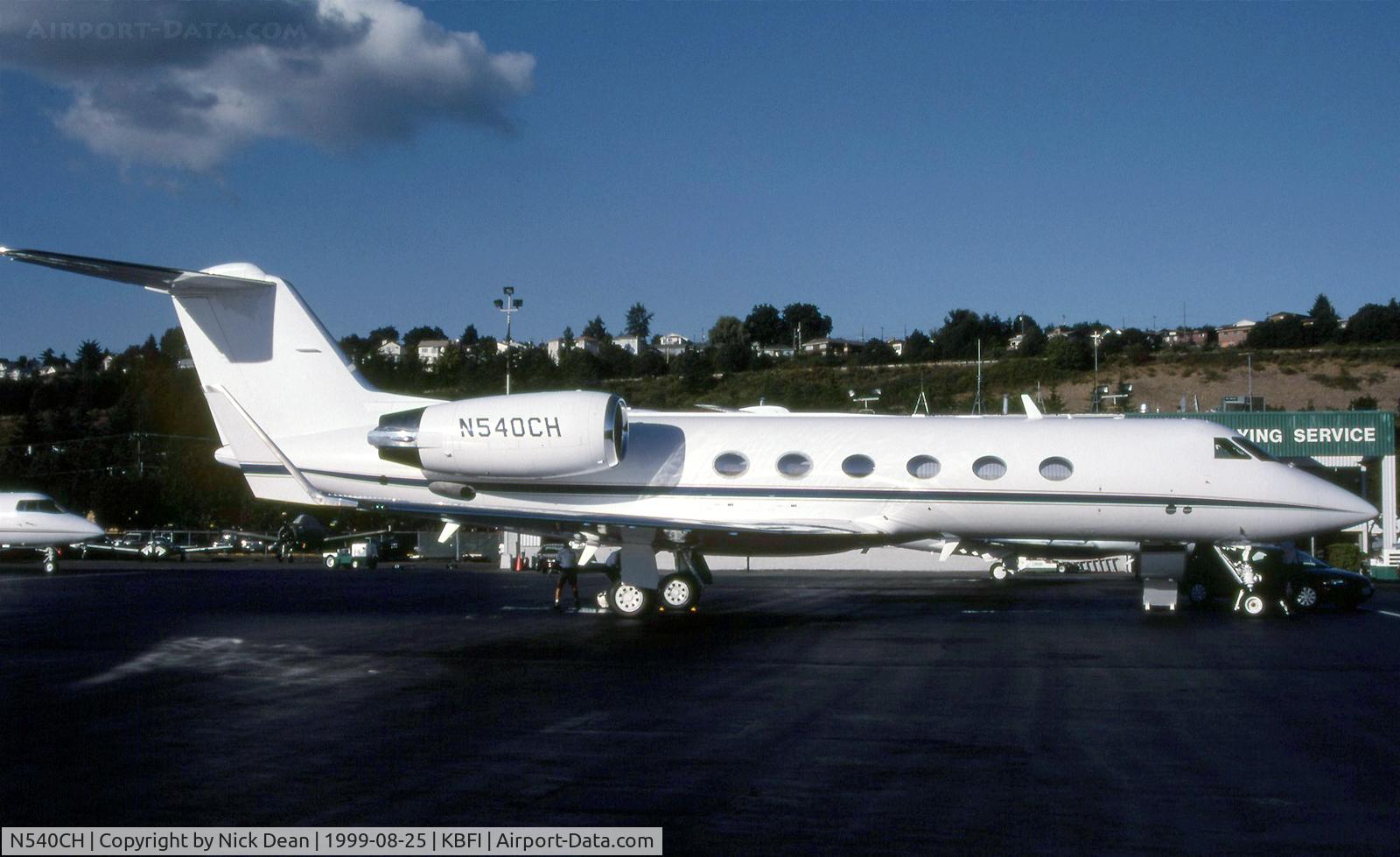 N540CH, 1996 Gulfstream Aerospace Gulfstream IVSP C/N 1306, KBFI