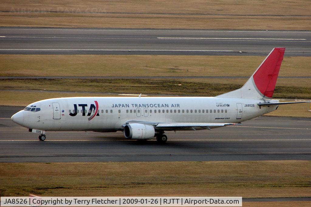 JA8526, 1997 Boeing 737-4Q3 C/N 26606, Japan Transocean B737 at Haneda