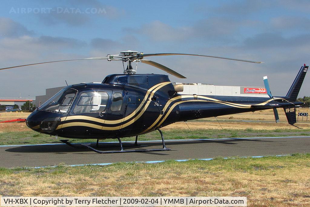 VH-XBX, 1990 Aerospatiale AS-350BA Ecureuil C/N 2398, Aerospatiale AS350BA at Moorabbin