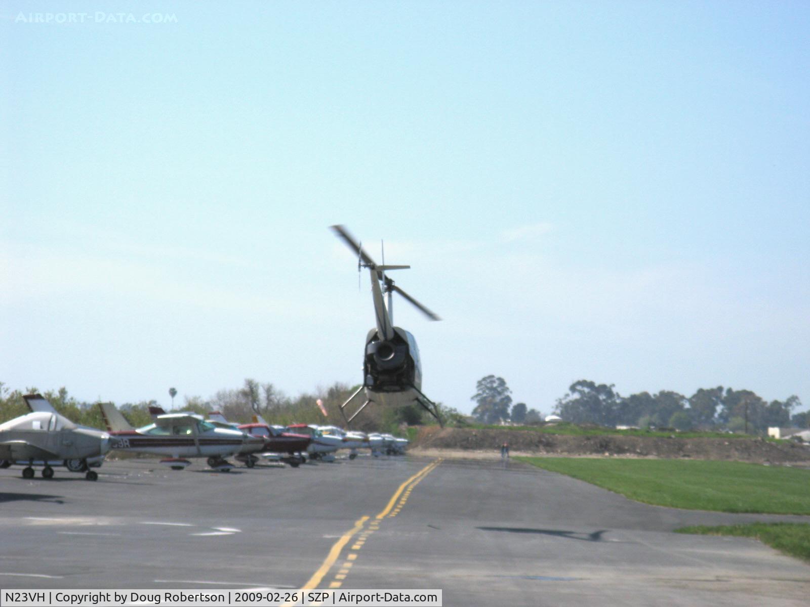 N23VH, 2004 Robinson R22 Beta C/N 3535, 2004 Robinson R22 BETA II, Lycoming O-360 derated to 131 Hp, departure