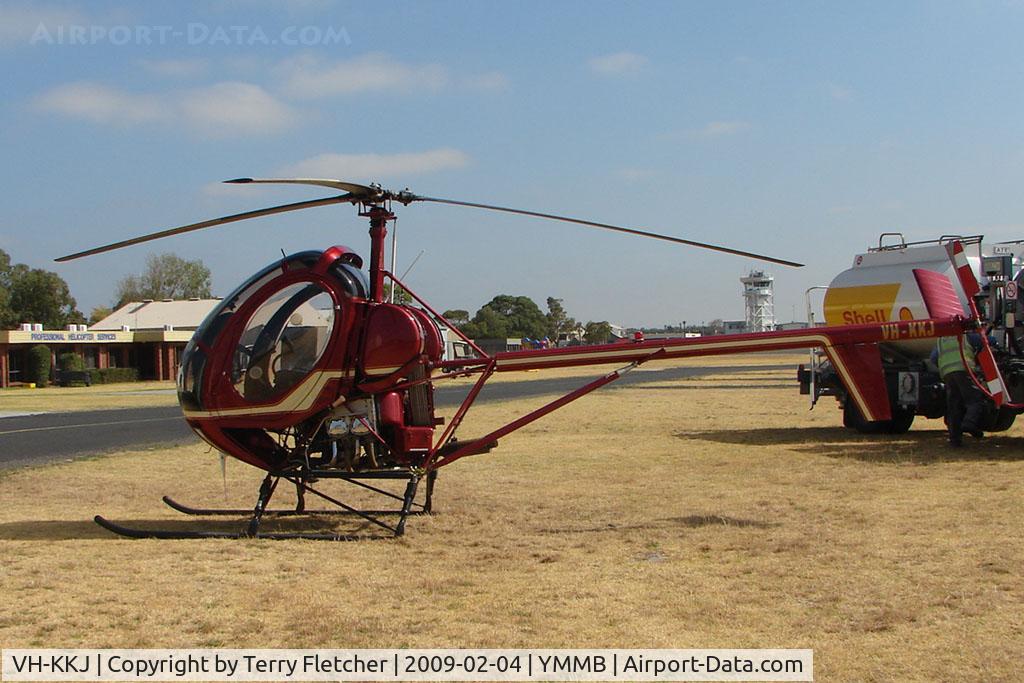 VH-KKJ, 1980 Hughes 269C C/N 800952, Hughes 269C at Moorabbin