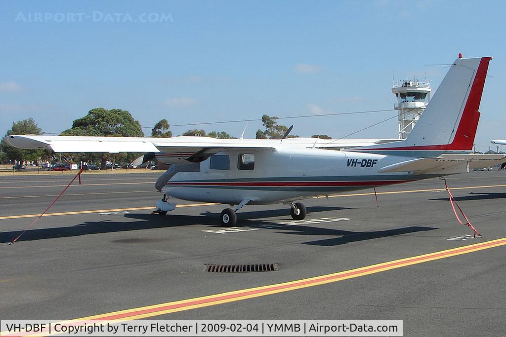 VH-DBF, 1975 Partenavia P-68B C/N 37, Partenavia P.68B at Moorabbin