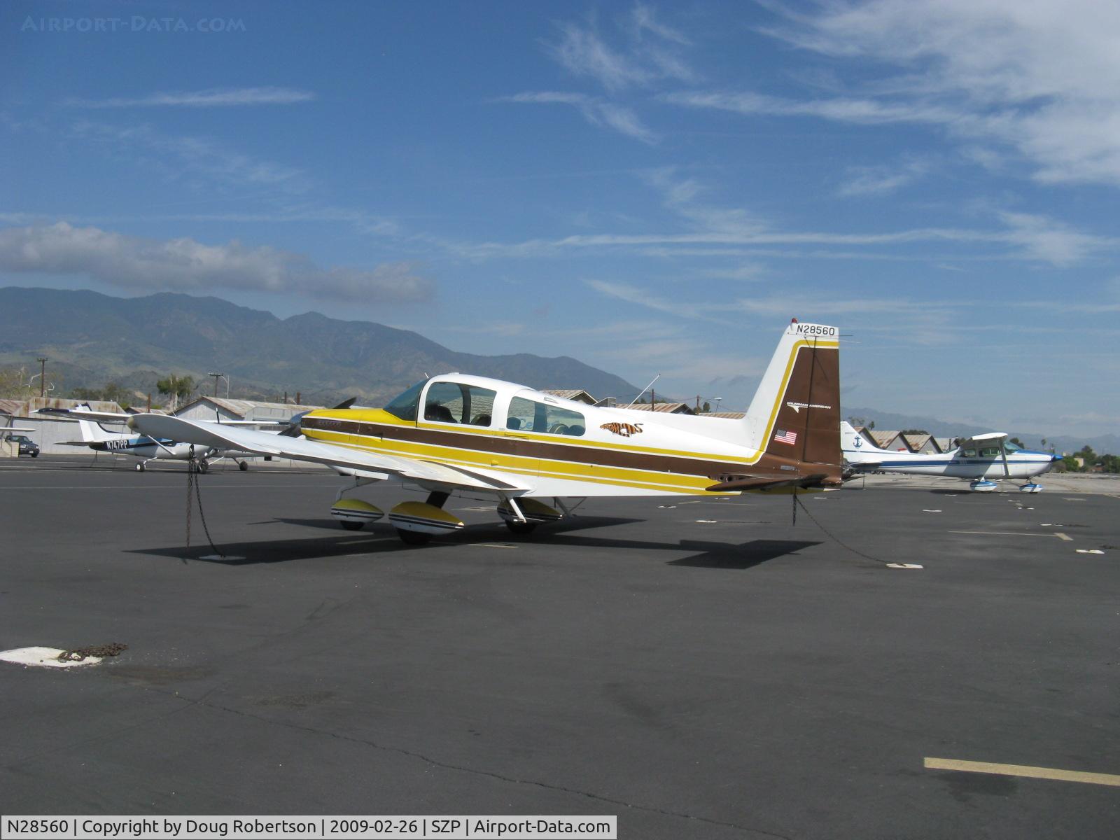 N28560, 1977 Grumman American AA-5B Tiger C/N AA5B0682, 1977 Grumman American AA-5B TIGER, Lycoming O&VO-360 180 Hp