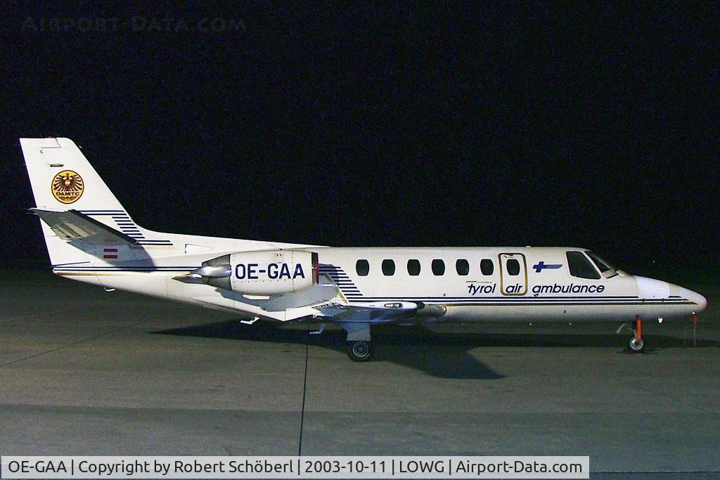 OE-GAA, Cessna 560 Citation V C/N 560-0111, Ambulance flight