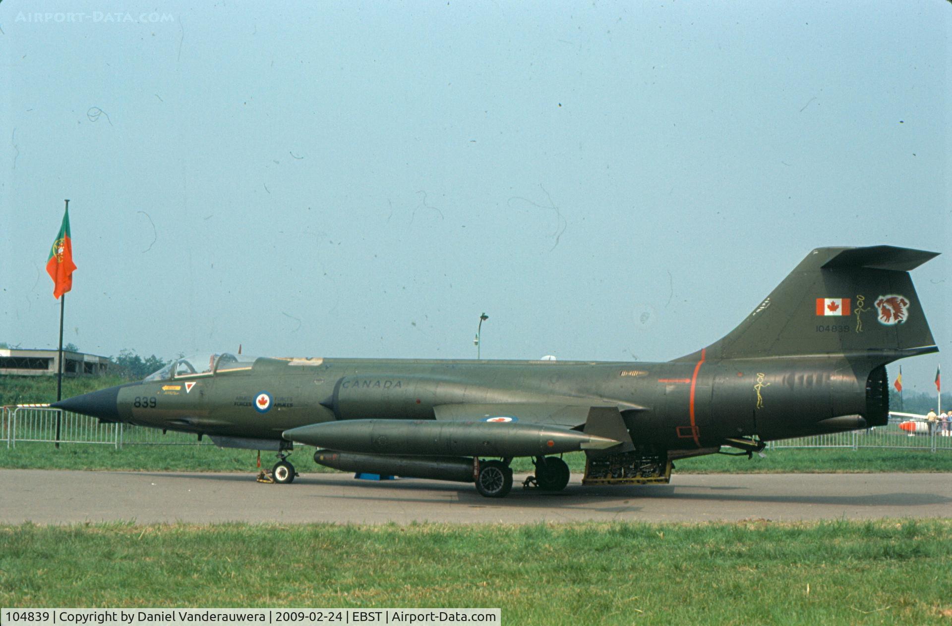 104839, Canadair CF-104 Starfighter C/N 683A-1139, BAF Air Show - Brustem - July 1977