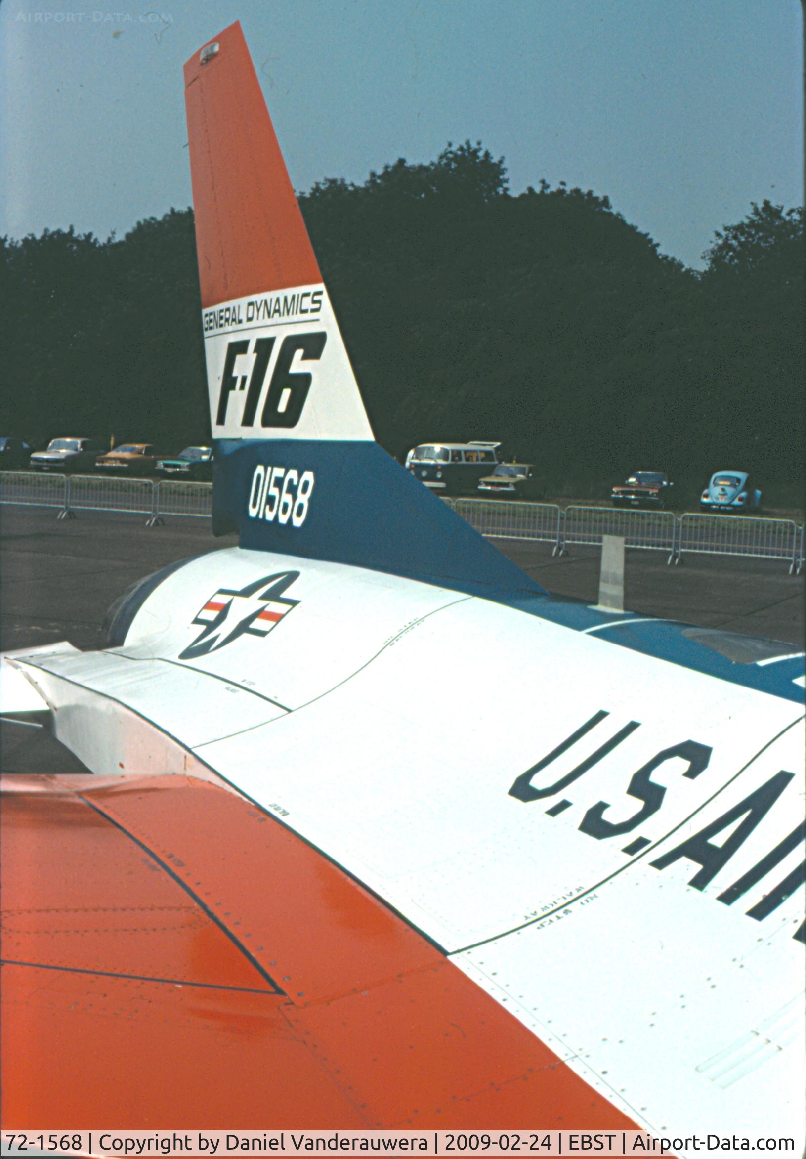 72-1568, 1972 General Dynamics YF-16 C/N 60-2, BAF Air Show - Brustem - July 1977 _  pre-production aircraft