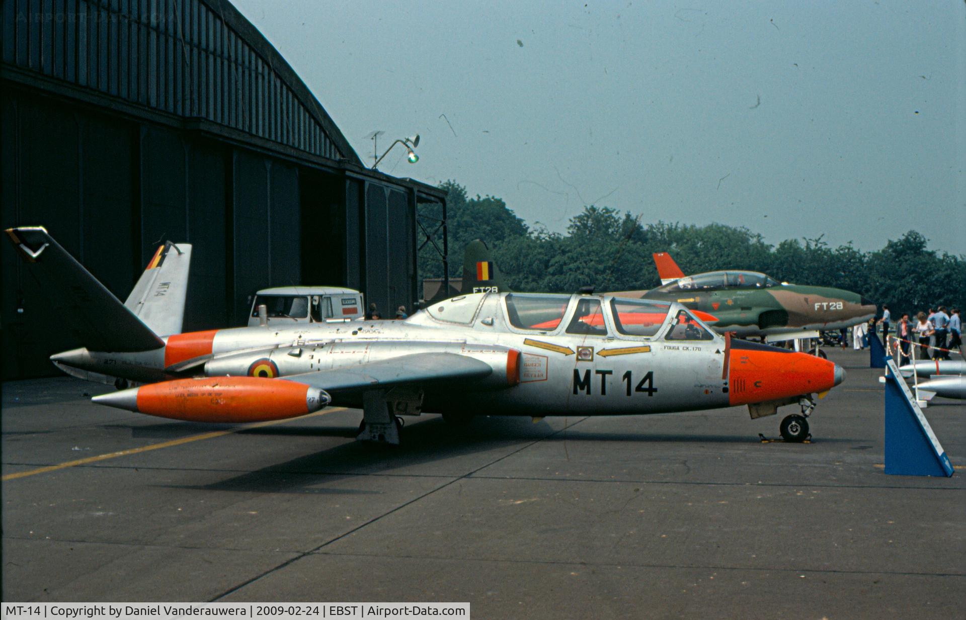 MT-14, Fouga CM-170R Magister C/N 271, BAF Air Show - Brustem - July 1977