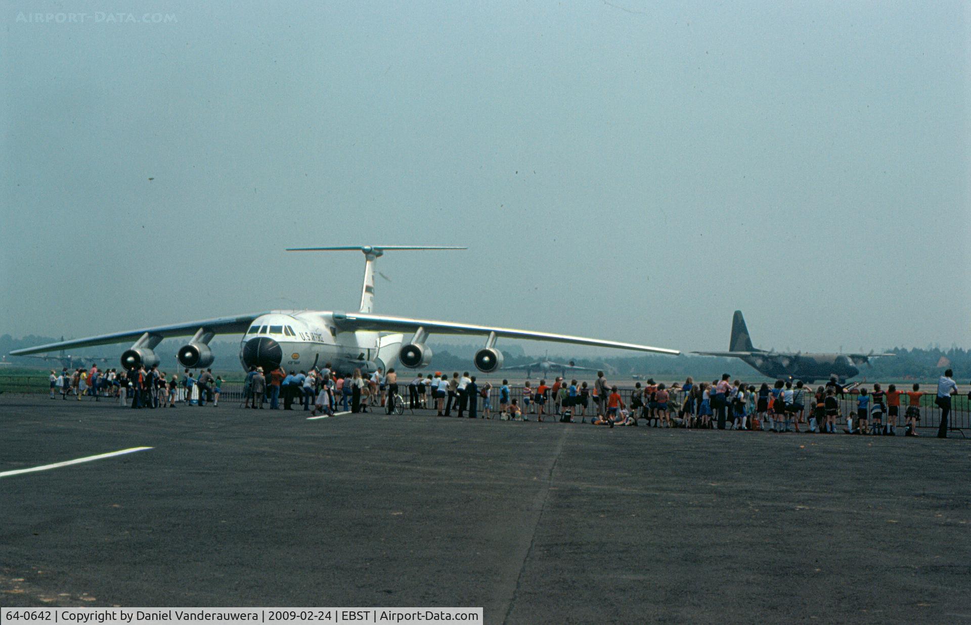 64-0642, 1964 Lockheed C-141A Starlifter C/N 300-6055, BAF Air Show - Brustem - July 1977