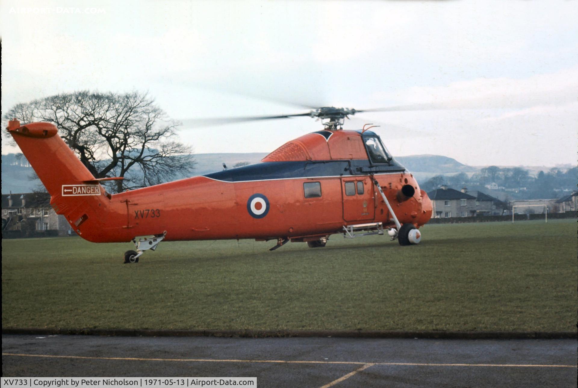 XV733, 1969 Westland Wessex HCC.4 C/N WA628, Wessex of the Queen's Flight during a Royal Visit to the Lake District.