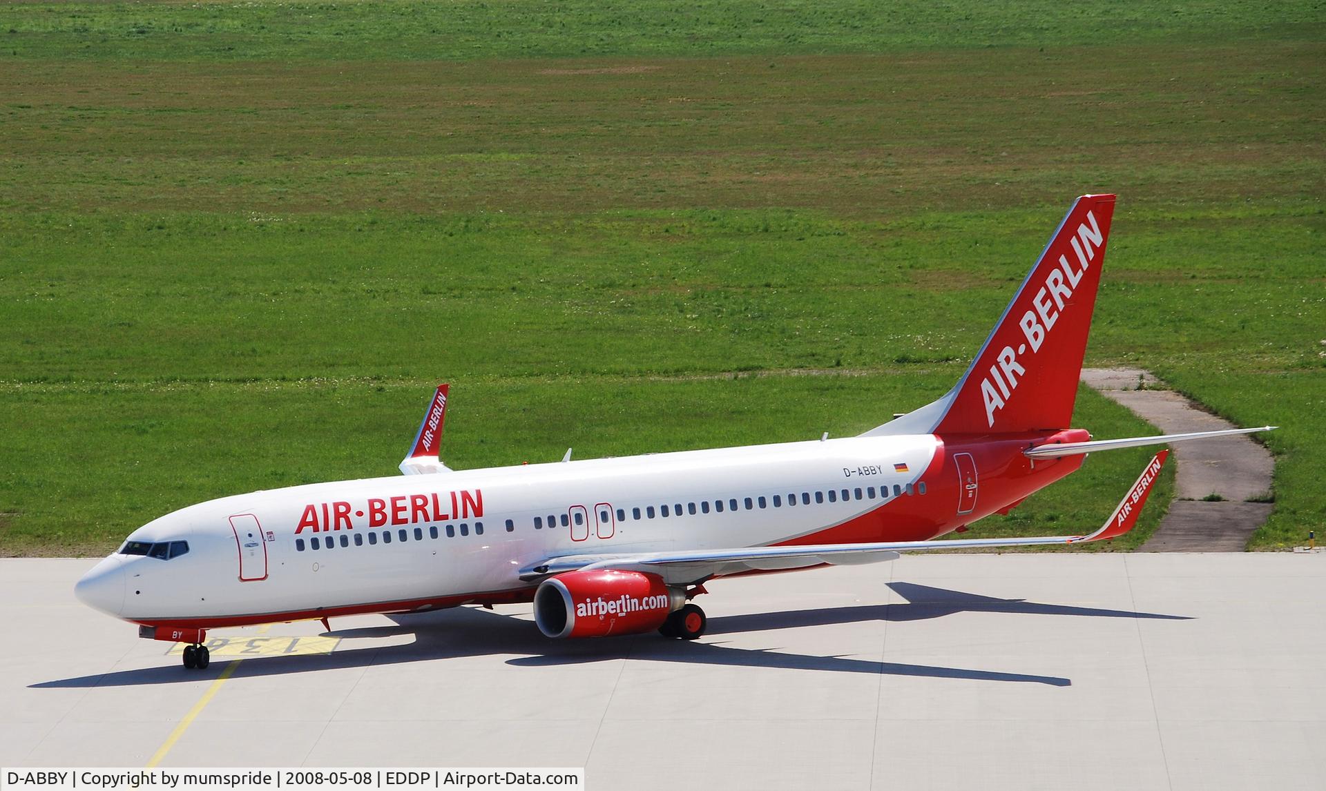 D-ABBY, 2007 Boeing 737-86J C/N 34970, In brand new colours