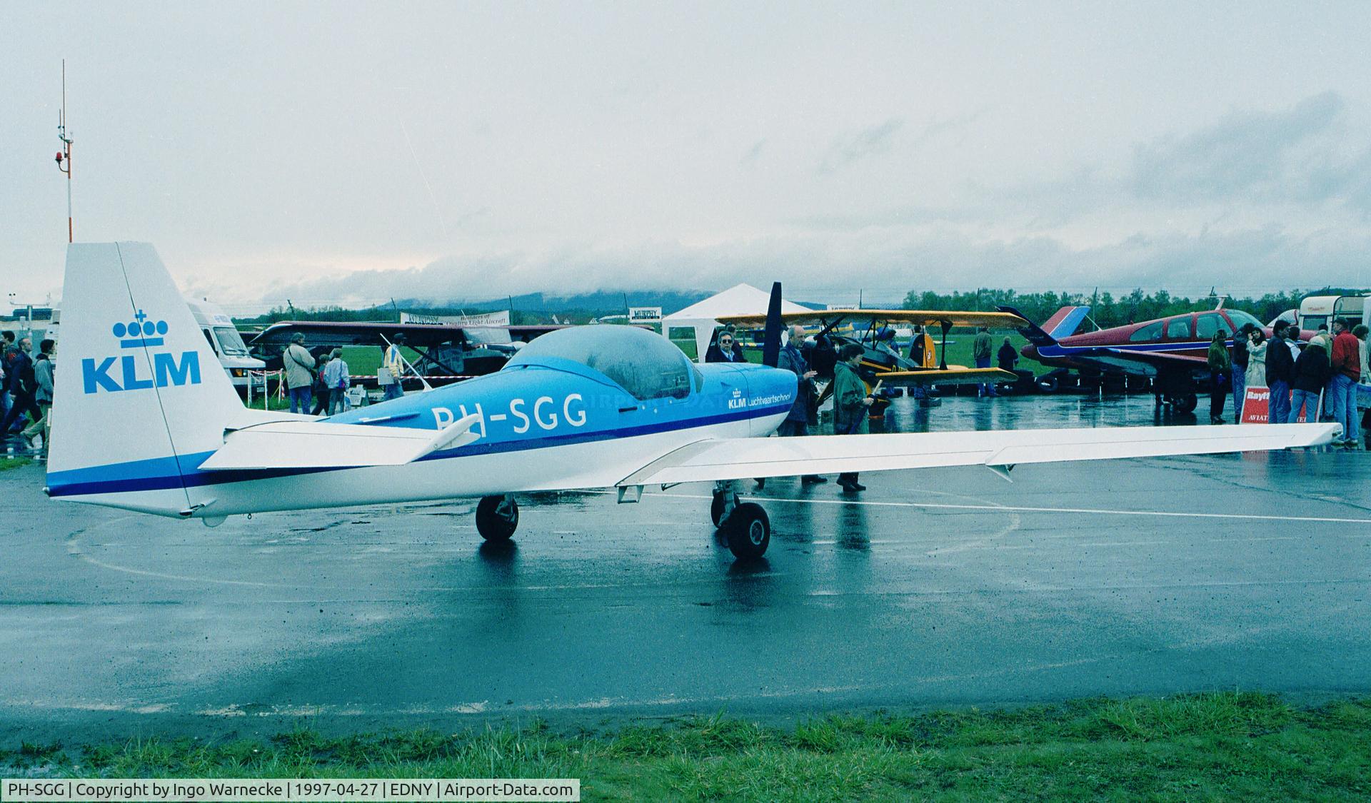 PH-SGG, 1990 Slingsby T-67C Firefly C/N 2099, Slingsby T-67C of KLM Luchtvaartschool at AERO 1997, Friedrichshafen