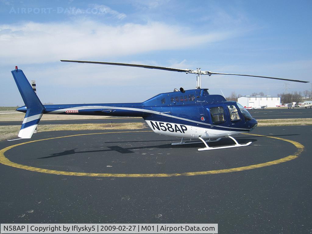 N58AP, Bell 206B C/N 3941, N58AP Bell 206B-3 JetRanger @ KM01