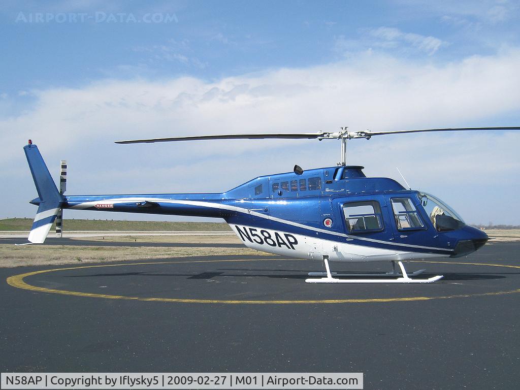 N58AP, Bell 206B C/N 3941, N58AP Bell 206B-3 JetRanger @ KM01