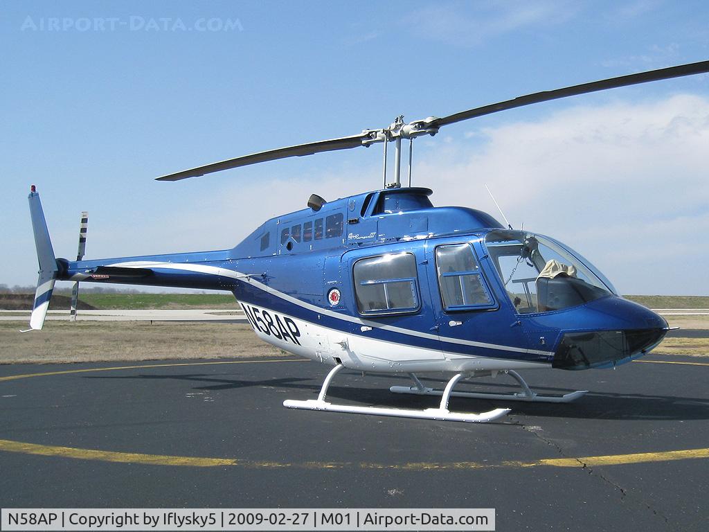 N58AP, Bell 206B C/N 3941, N58AP Bell 206B-3 JetRanger @ KM01