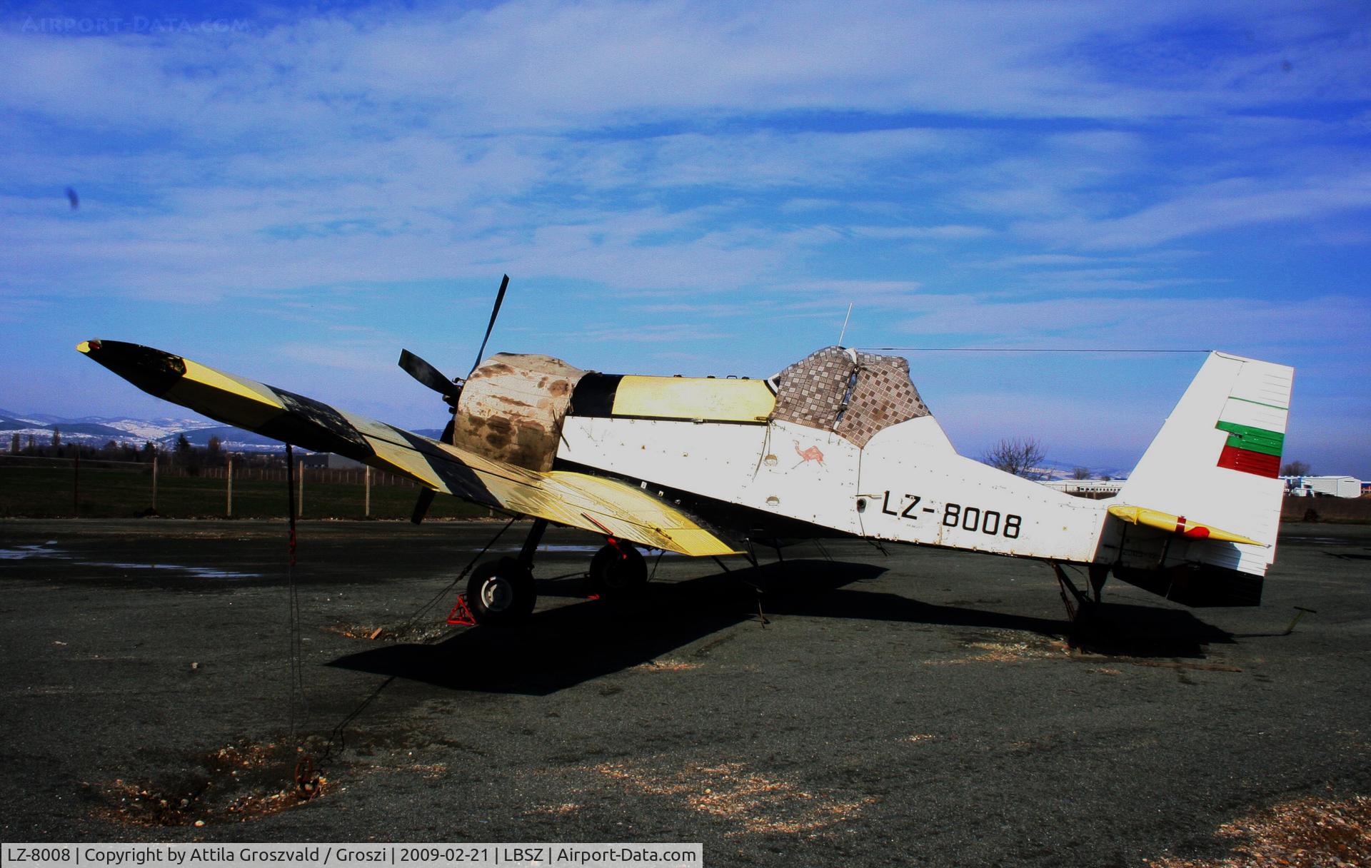 LZ-8008, PZL-Mielec M-18 Dromader C/N 1Z009-12, Stara Zagora Agro Airport, Bulgaria