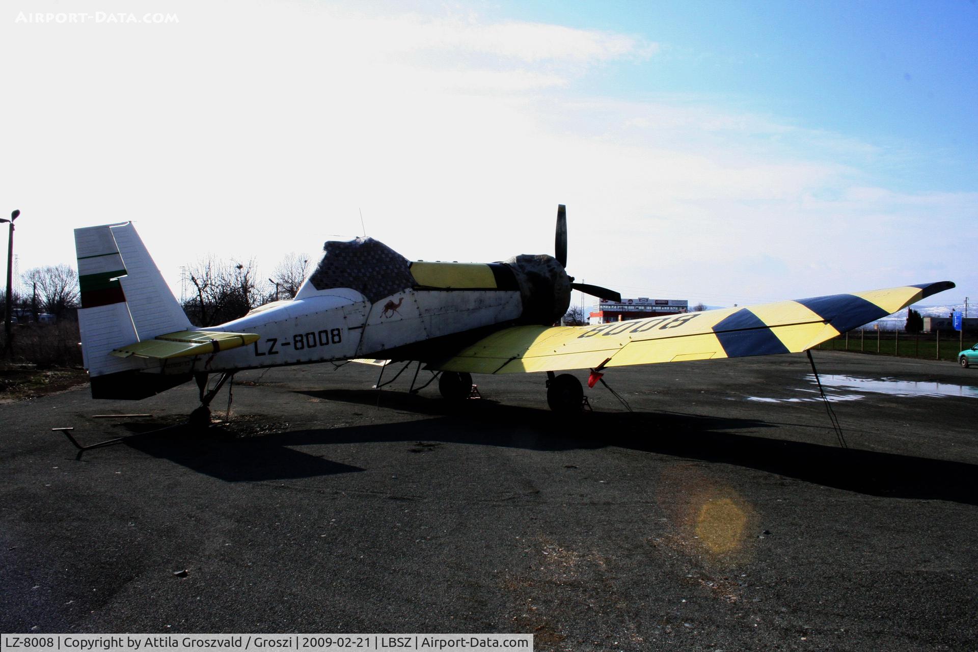LZ-8008, PZL-Mielec M-18 Dromader C/N 1Z009-12, Stara Zagora Agro Airport, Bulgaria