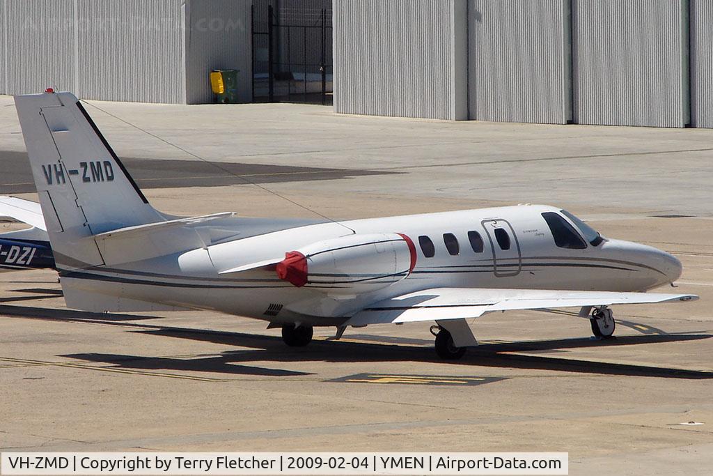 VH-ZMD, 1975 Cessna 500 Citation I C/N 500-0263, Cessna 500 Citation at Essendon