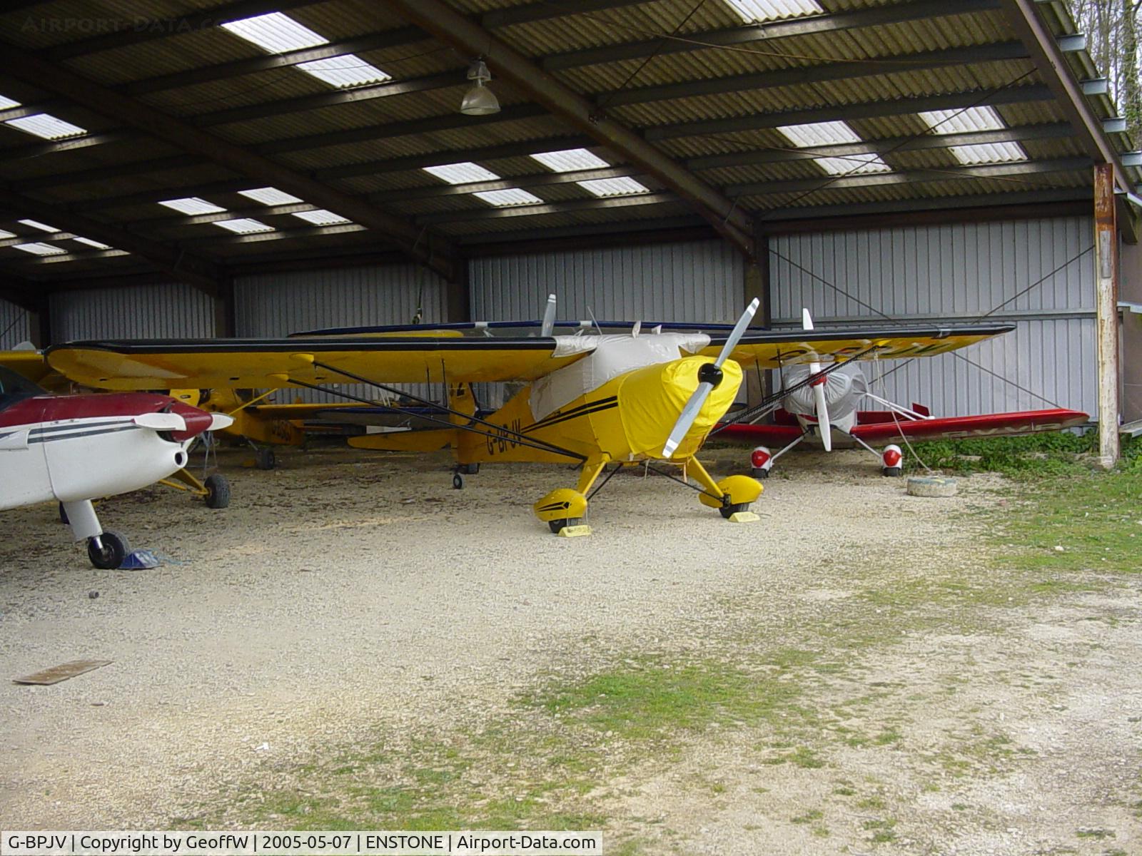 G-BPJV, 1980 Taylorcraft F-21 C/N F-1005, Taylorcraft F-21 at its Enstone base 07.05.2005. Since written off