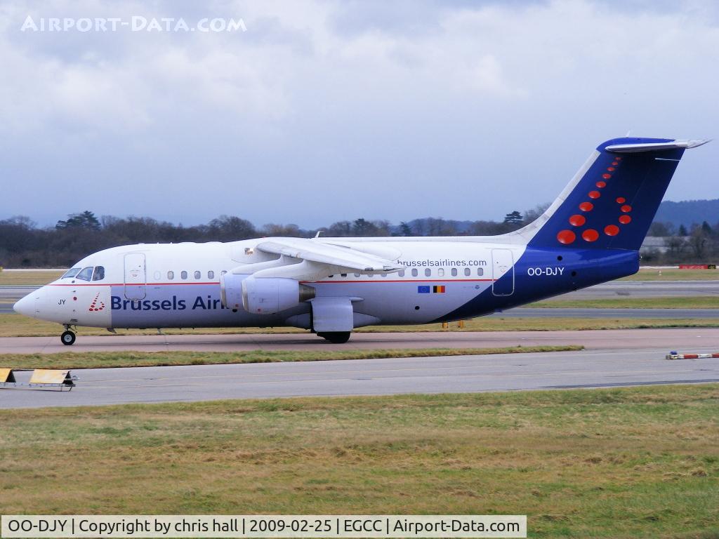 OO-DJY, 1997 British Aerospace Avro 146-RJ85 C/N E.2302, Brussels Airlines