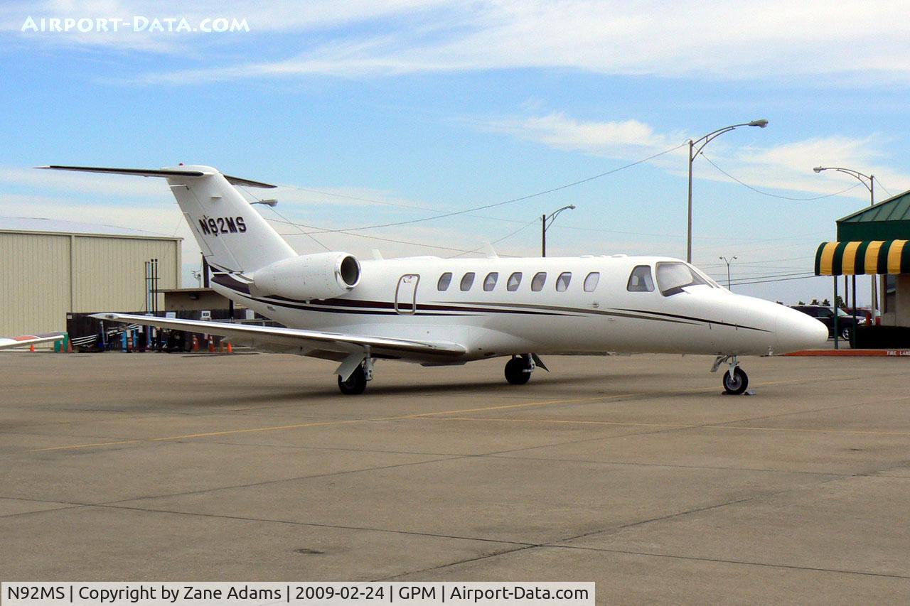 N92MS, 2008 Cessna 525B CitationJet CJ3 C/N 525B-0214, At Grand Prairie Municipal