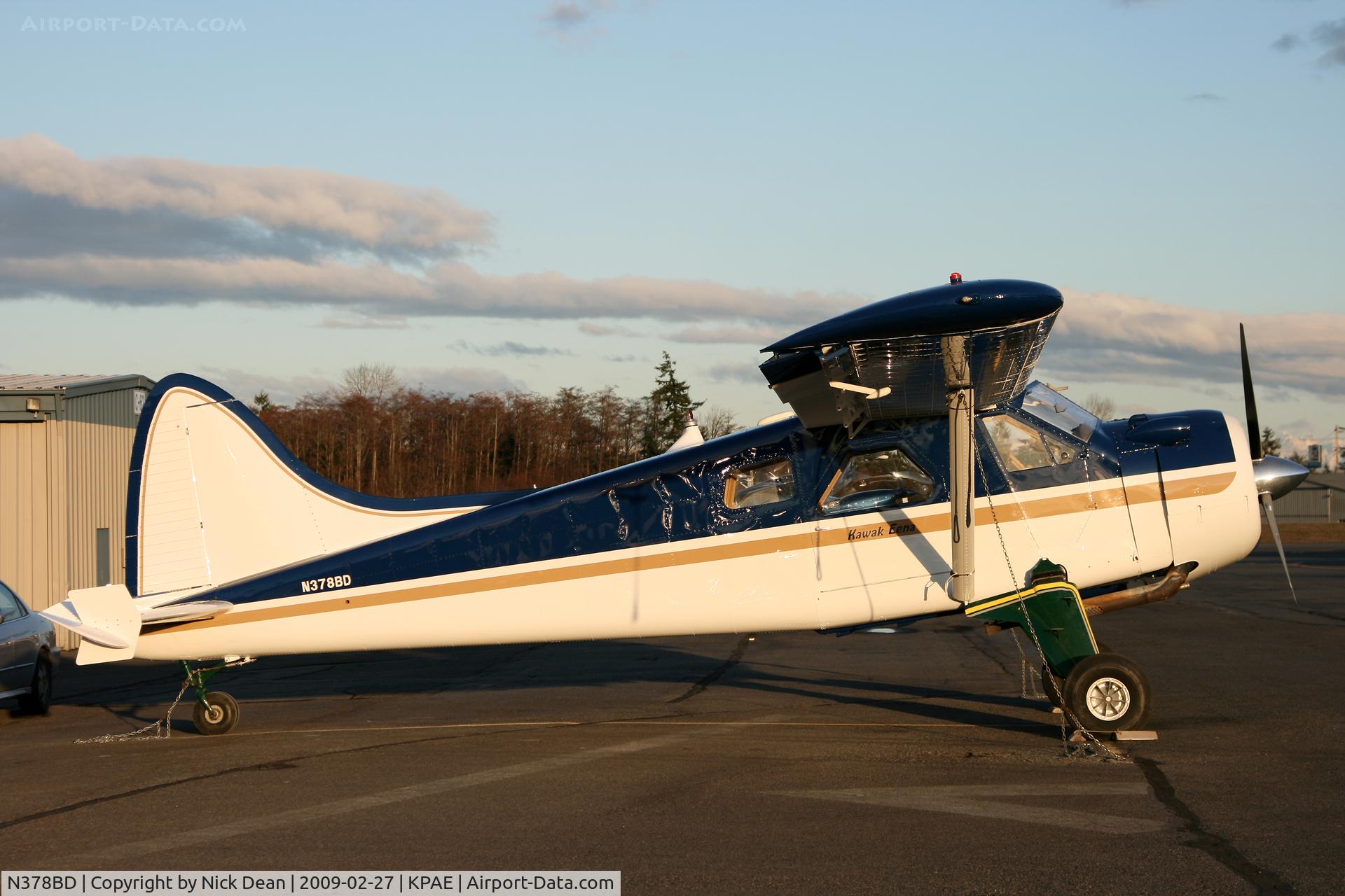 N378BD, 1955 De Havilland Canada DHC-2 Beaver Mk.I (L20A) C/N 806, KPAE