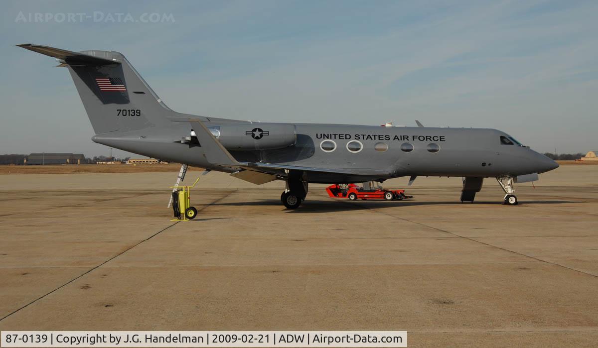 87-0139, Gulfstream Aerospace C-20E (Gulfstream III) C/N 497, at ADW