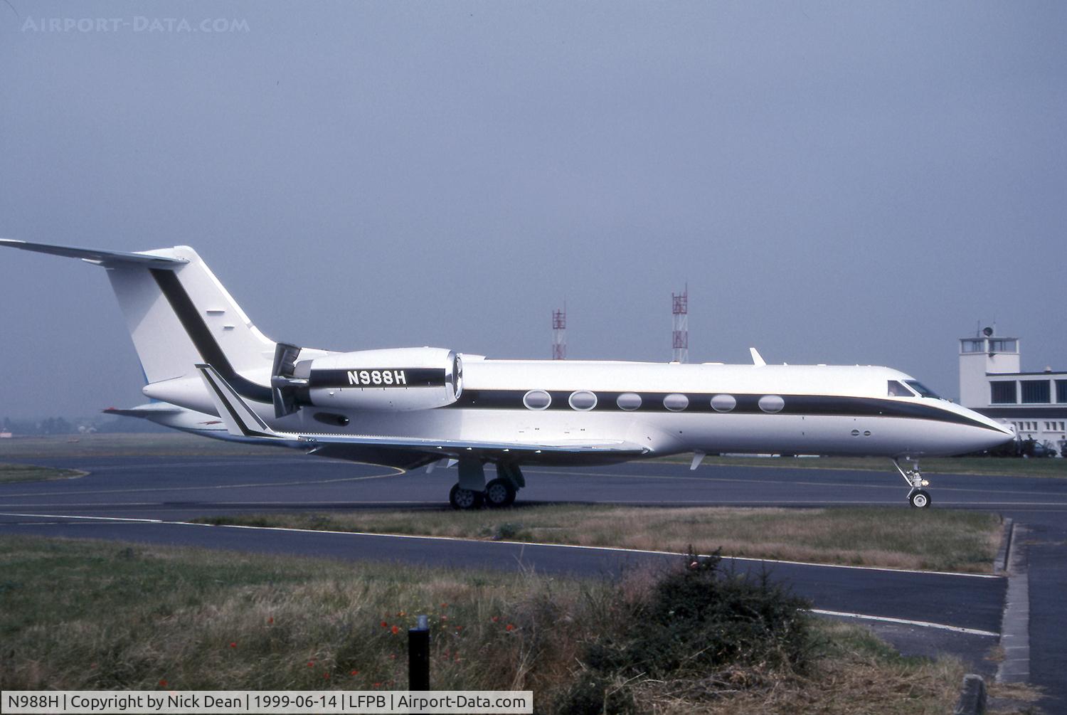N988H, 1998 Gulfstream Aerospace Gulfstream IVSP C/N 1347, Paris Le Bourget
