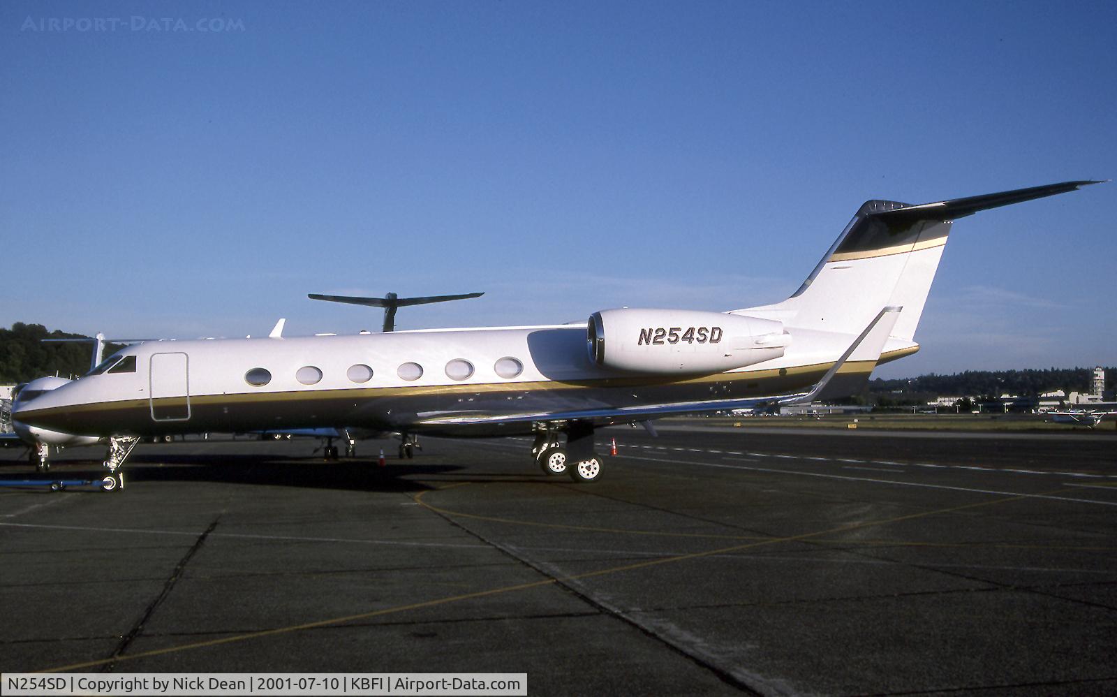 N254SD, 1999 Gulfstream Aerospace Gulfstream IVSP C/N 1387, KBFI